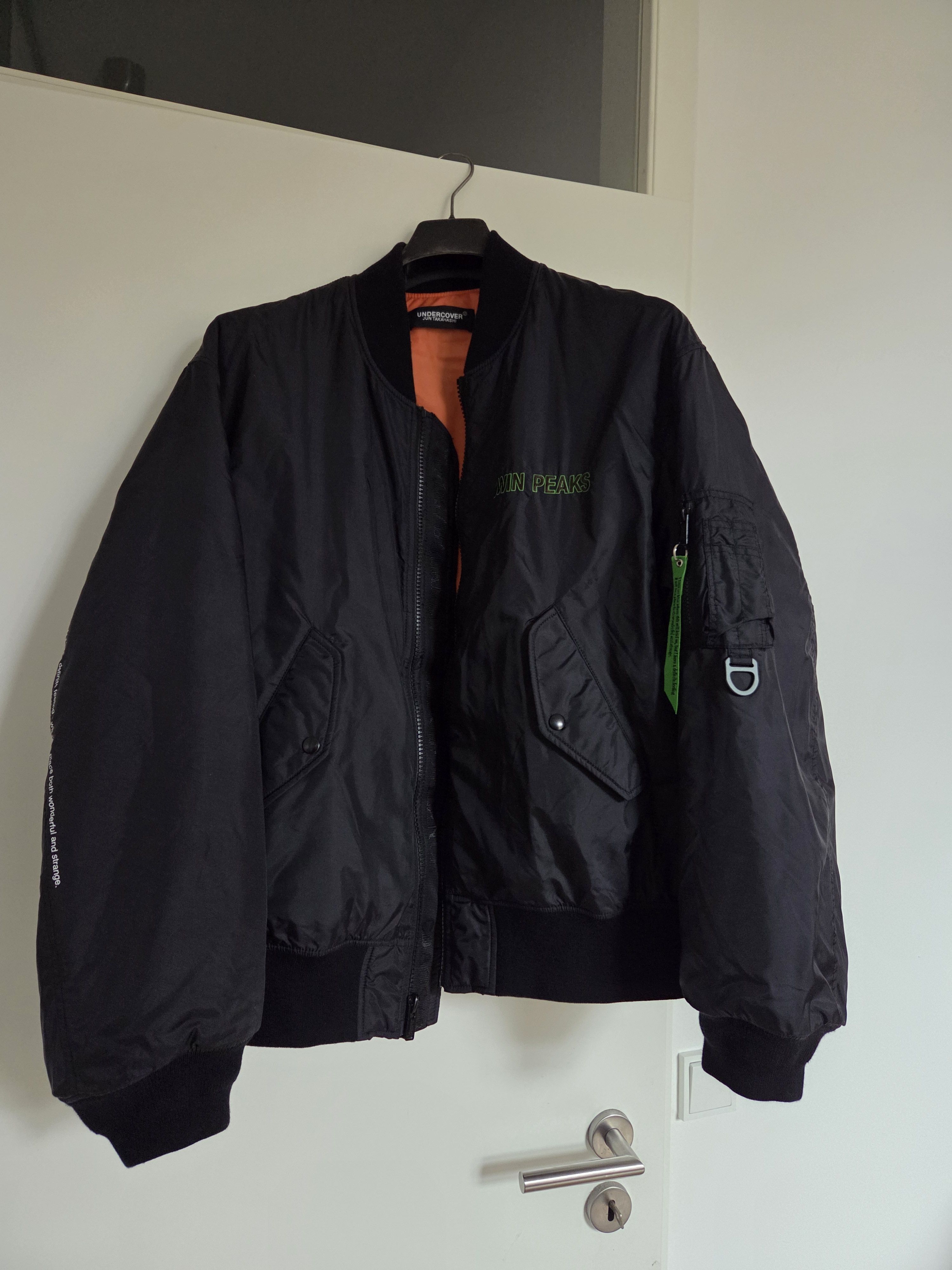 Undercover Twin Peaks Bomber Jacket Size US XXL / EU 58 / 5 - 8 Thumbnail