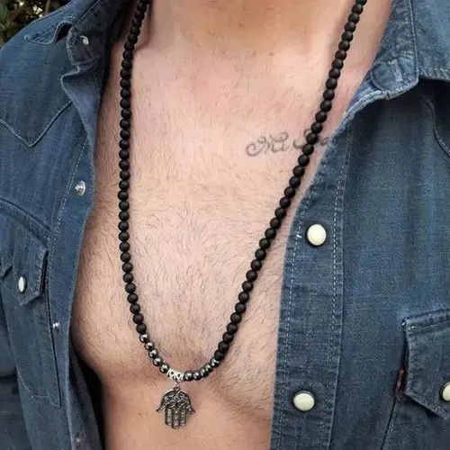 Jewelry Beaded Necklace Black Size ONE SIZE - 1 Thumbnail