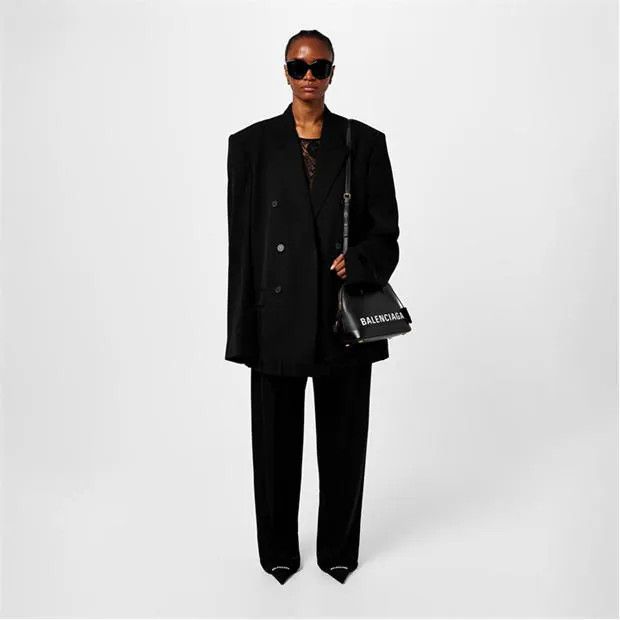 Balenciaga o1g2r1mq0924 Blazers in Black Size S / US 4 / IT 40 - 5 Thumbnail