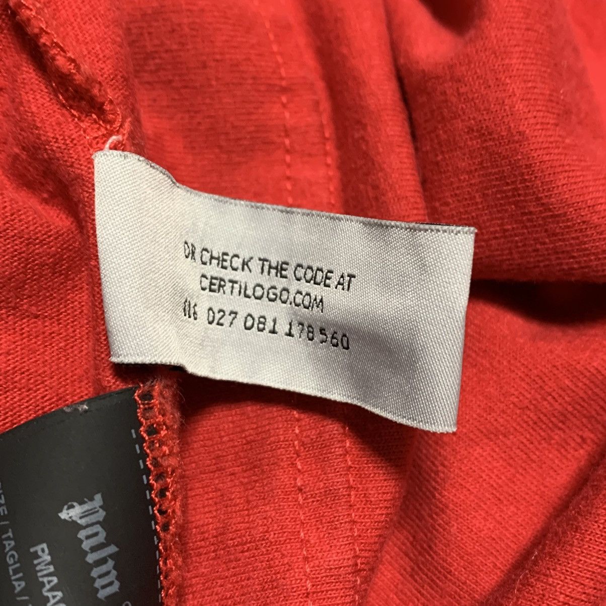 Palm Angels Palm Angels Medium Classic Logo Red Tee Size US M / EU 48-50 / 2 - 7 Thumbnail