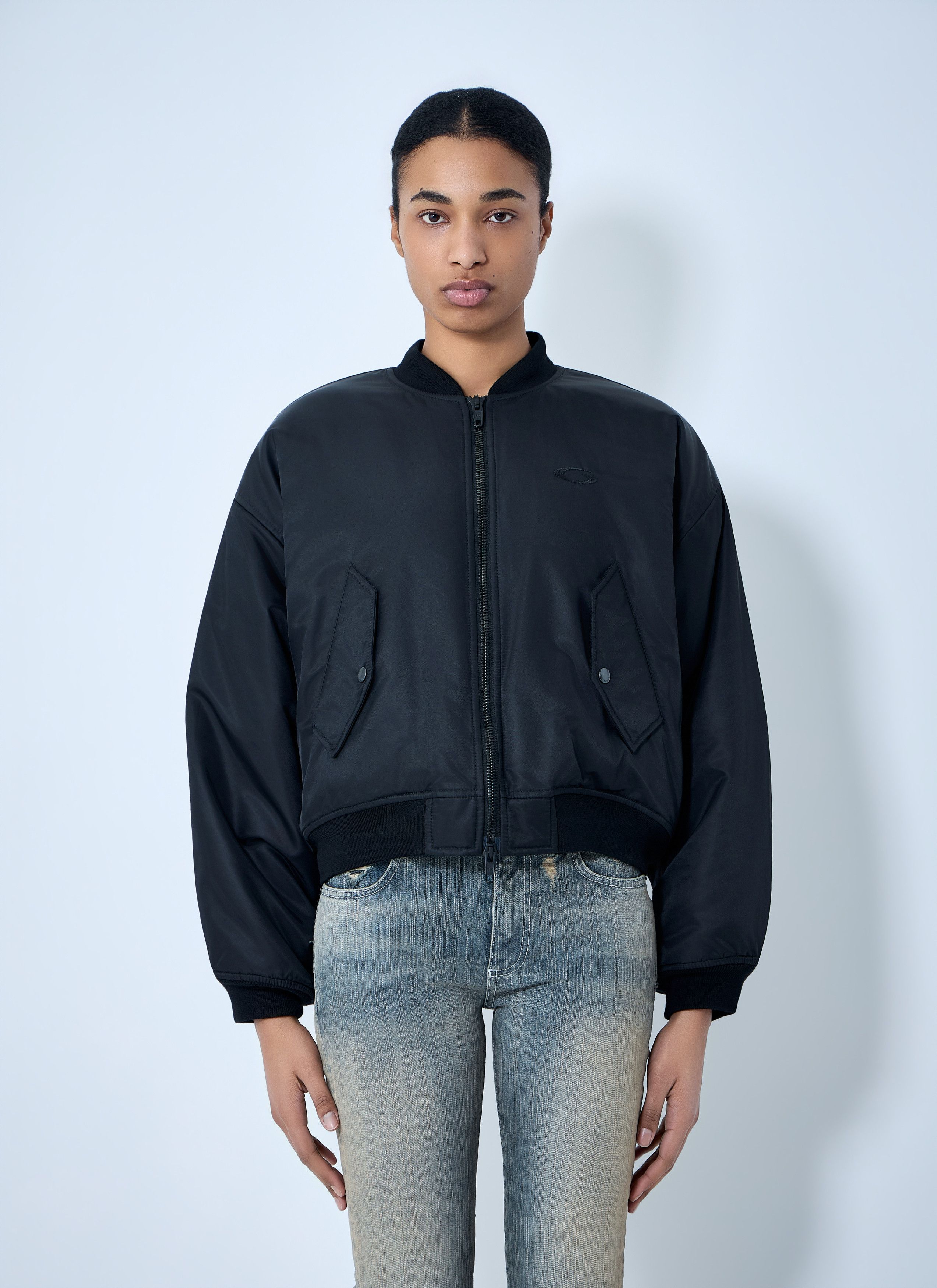 Balenciaga Zip-Front Bomber Jacket Size XS / US 0-2 / IT 36-38 - 1 Thumbnail