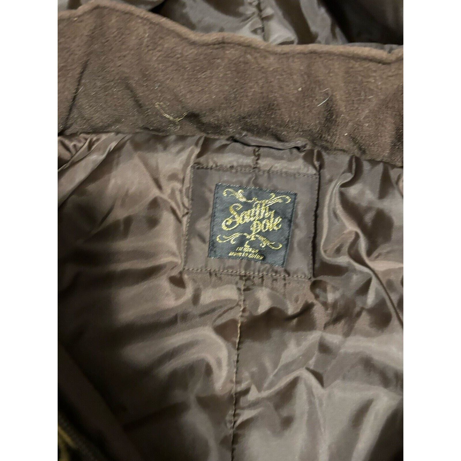 Southpole south pole womens y2k brown puffer fashion coat size L Size L / US 10 / IT 46 - 6 Thumbnail