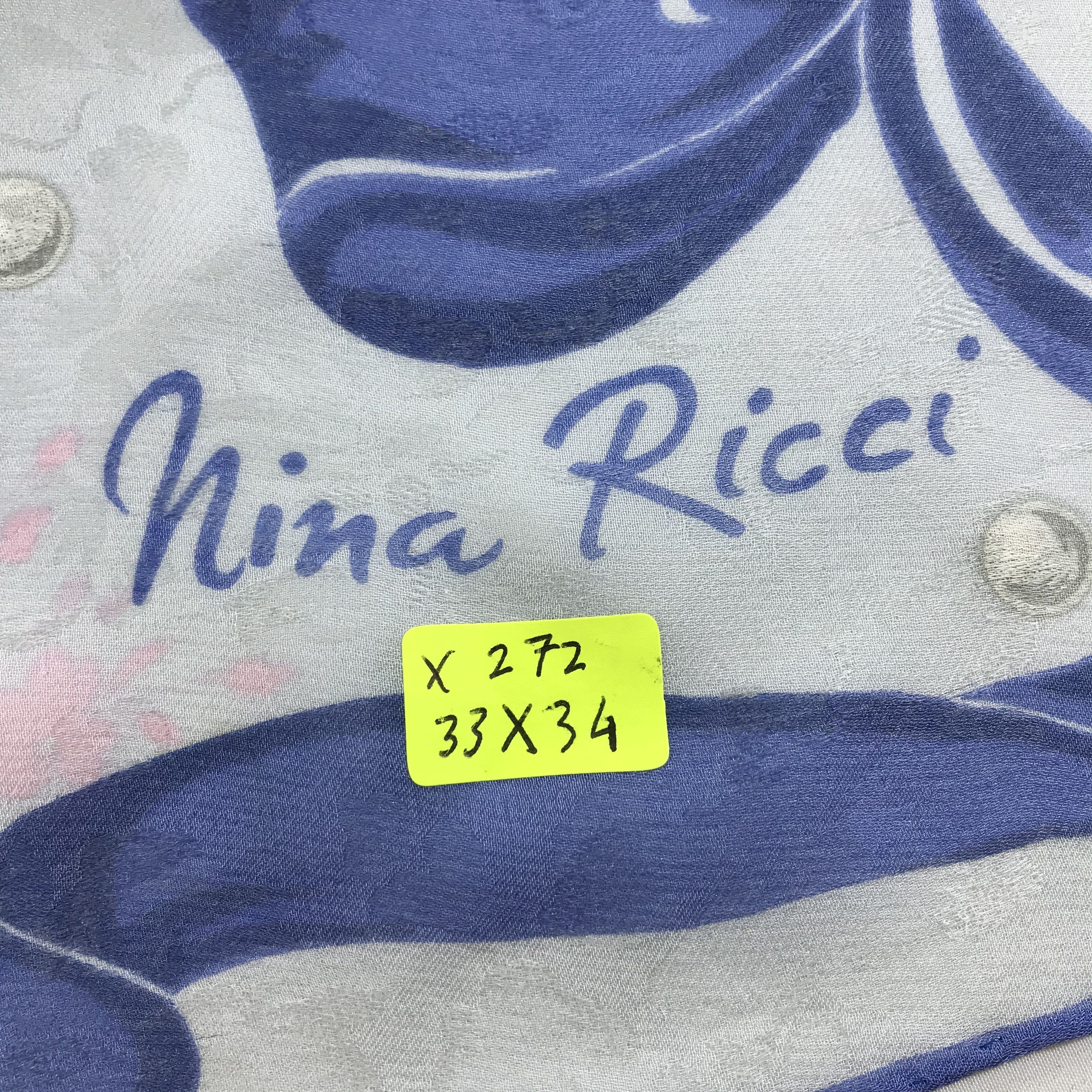 Nina Ricci Vintage Nina Ricci Silk Scarf Size ONE SIZE - 7 Thumbnail