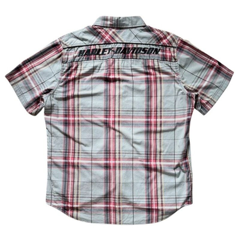 Harley Davidson Harley Davidson Gray/Red Shirt | Size L Size US L / EU 52-54 / 3 - 2 Thumbnail