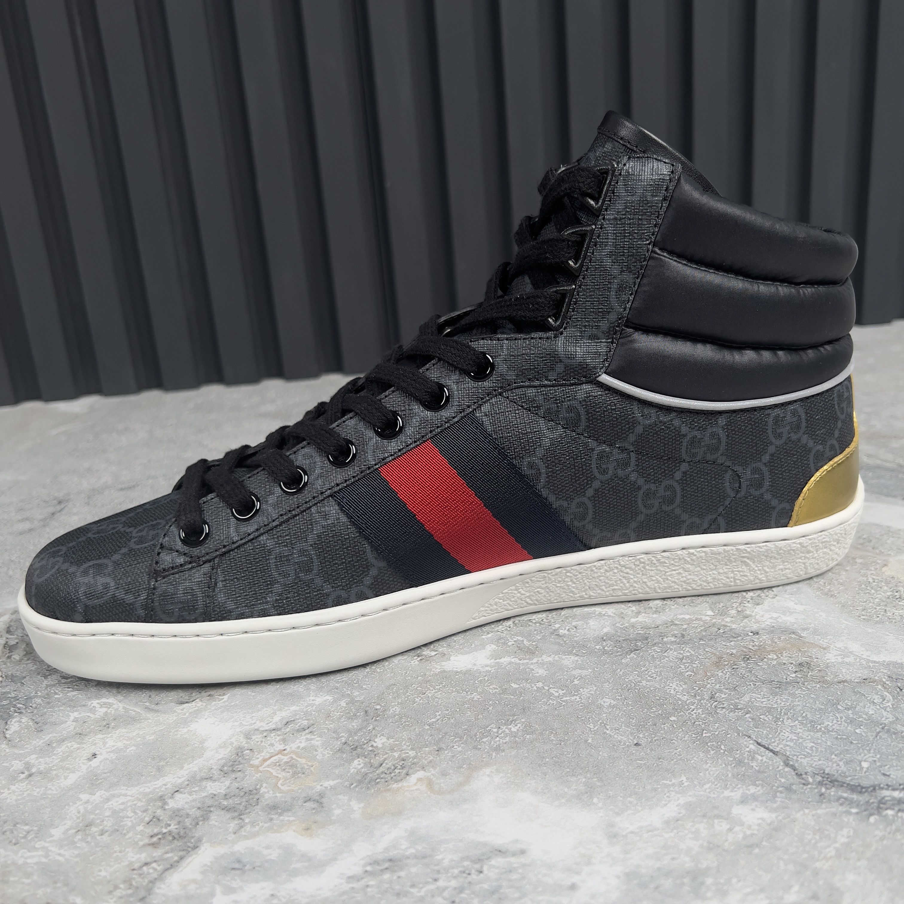 Gucci GUCCI Ace Web Supreme GG Monogram Sneakers Leather Size US 9 / EU 42 - 7 Thumbnail