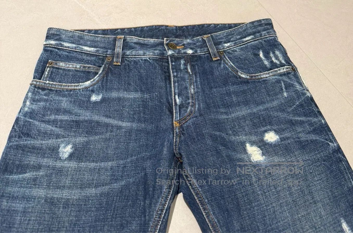 Dolce & Gabbana Dolce & Gabbana Heavy Embroidery Men's Jeans. Size US 34 / EU 50 - 7 Thumbnail