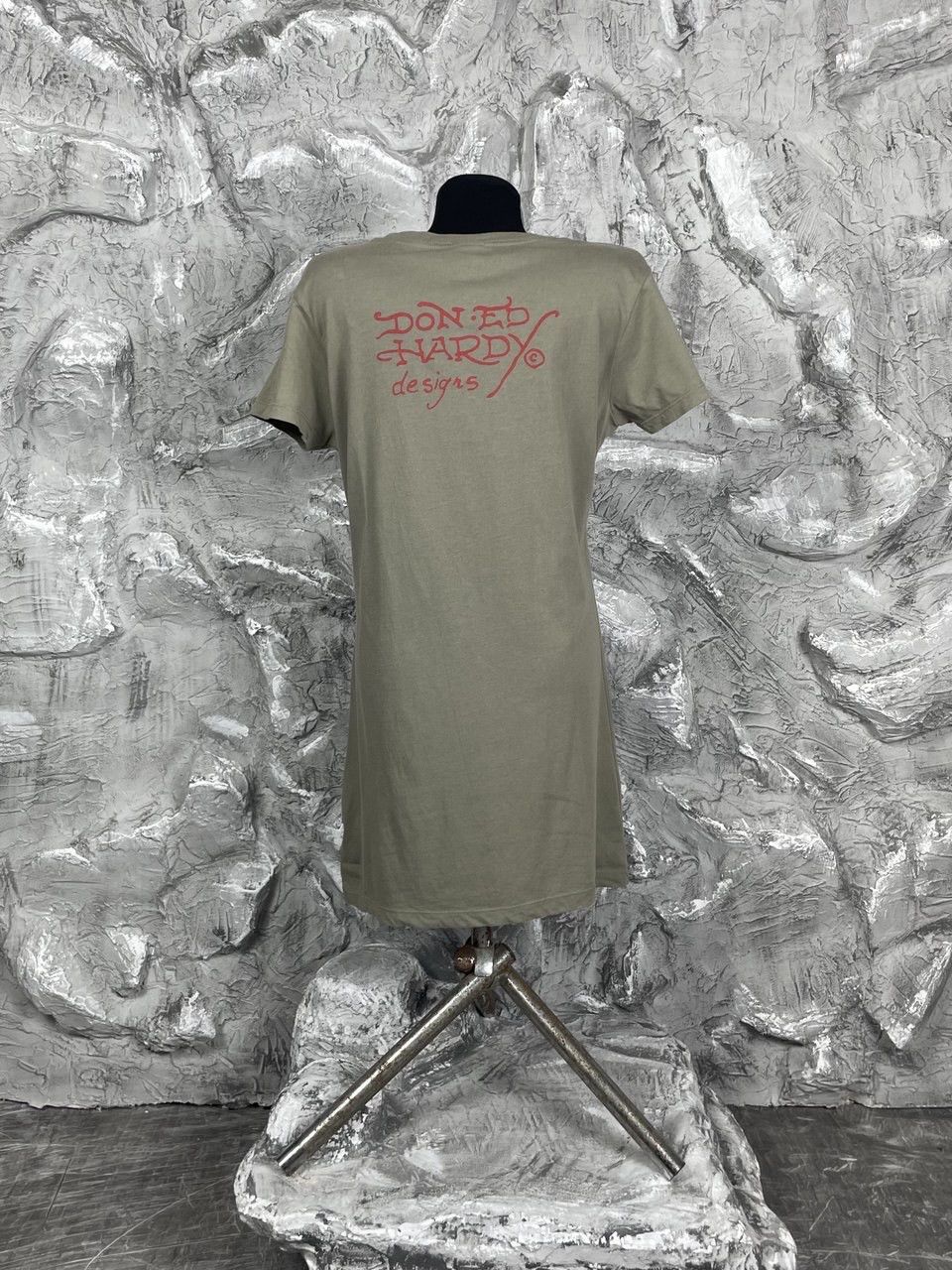 Ed Hardy Ed Hardy Full tattoo Print Faded Y2K Long T-shirt Dress Size M / US 6-8 / IT 42-44 - 2 Thumbnail