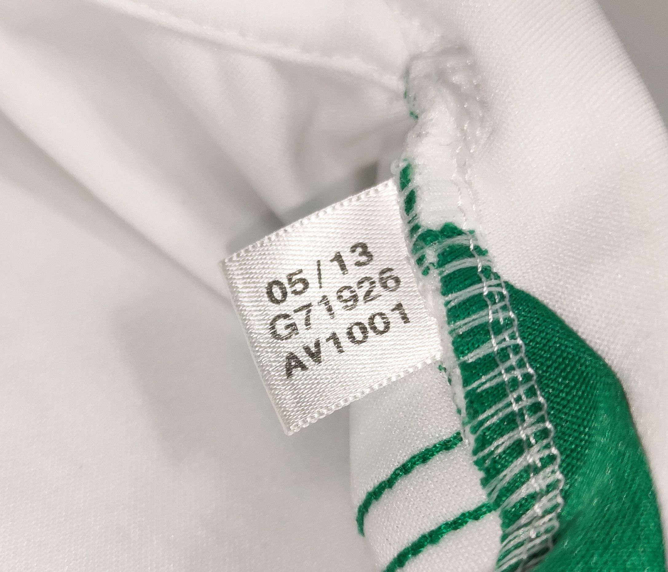 Adidas Lechia Gdansk 2013 2014 Adidas Home Shirt Kit Jersey Lotos Size US L / EU 52-54 / 3 - 4 Thumbnail