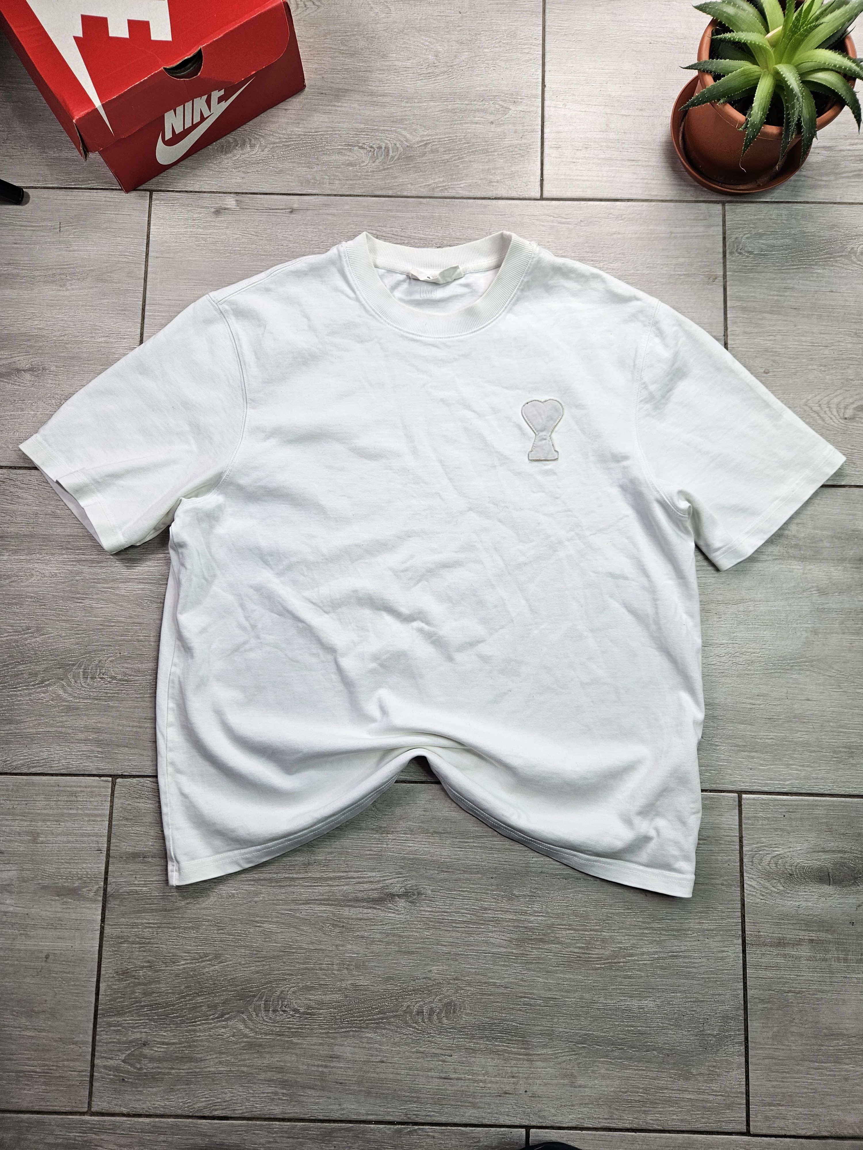 AMI Ami Paris white tee tshirt Size US S / EU 44-46 / 1 - 1 Thumbnail
