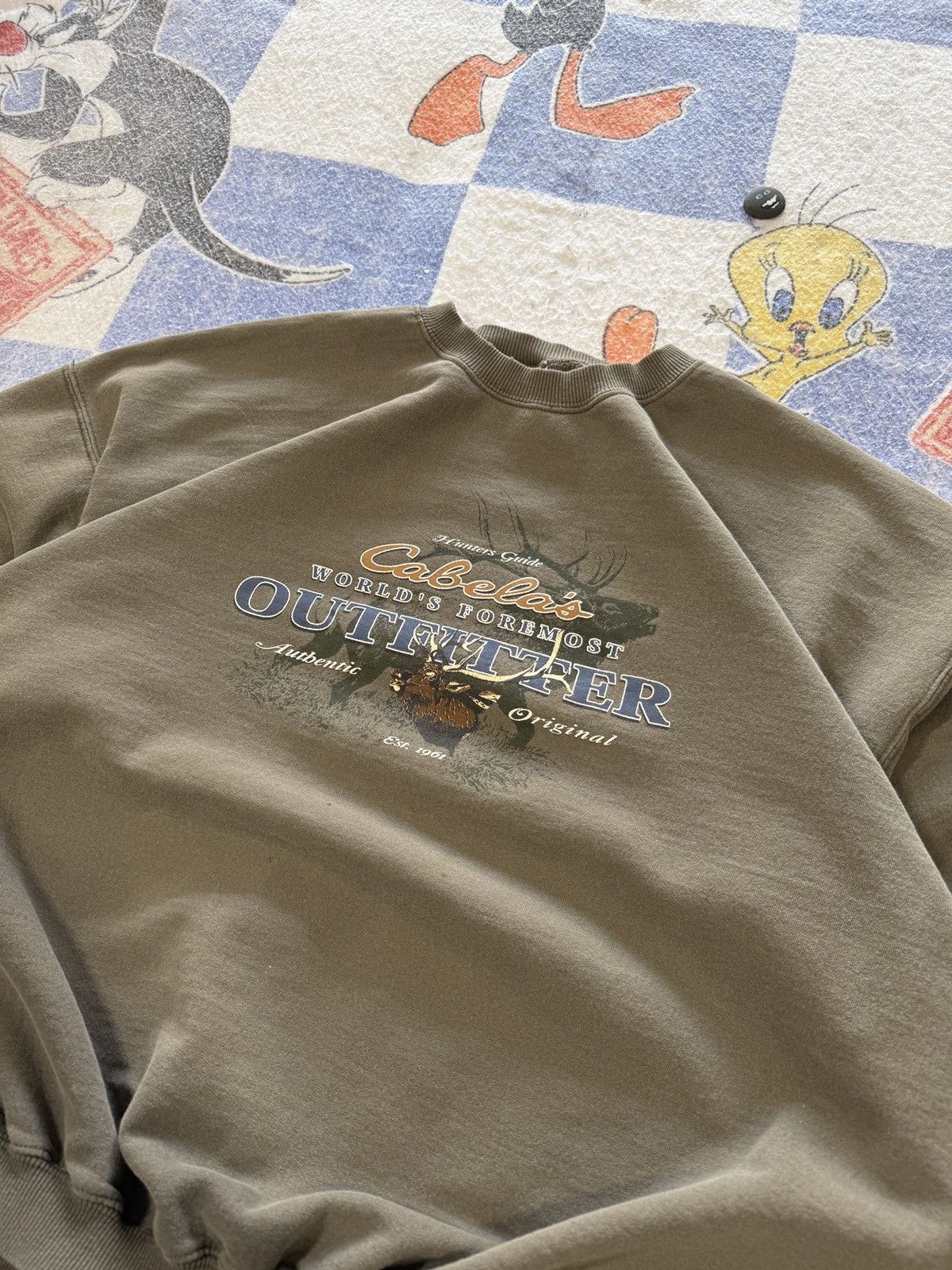 Cabelas Vintage cabelas crewneck sweatshirt Size US XXL / EU 58 / 5 - 2 Thumbnail