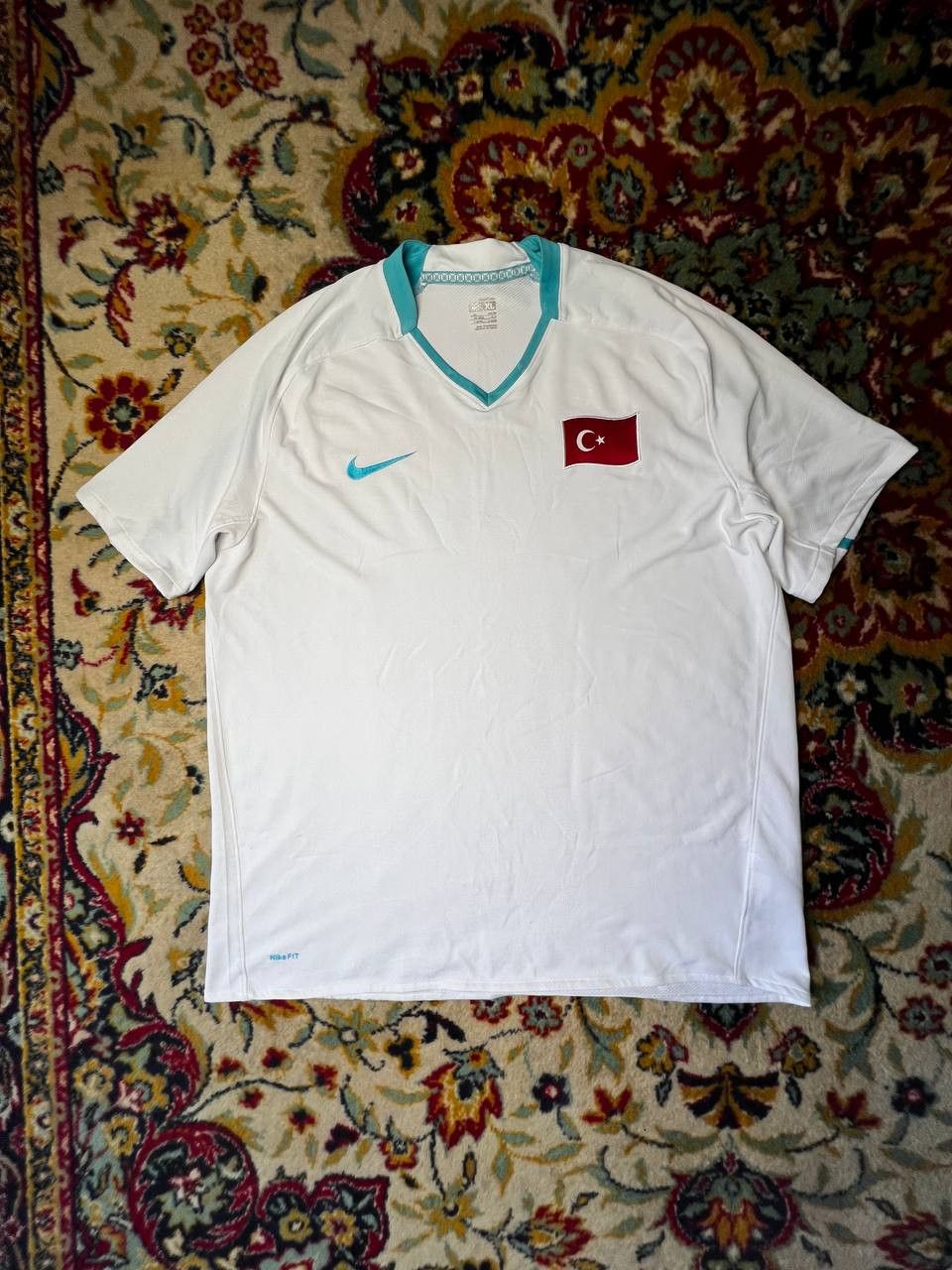 Nike TURKEY 2008 2010 AWAY FOOTBALL SHIRT SOCCER JERSEY NIKE Size US XL / EU 56 / 4 - 1 Thumbnail