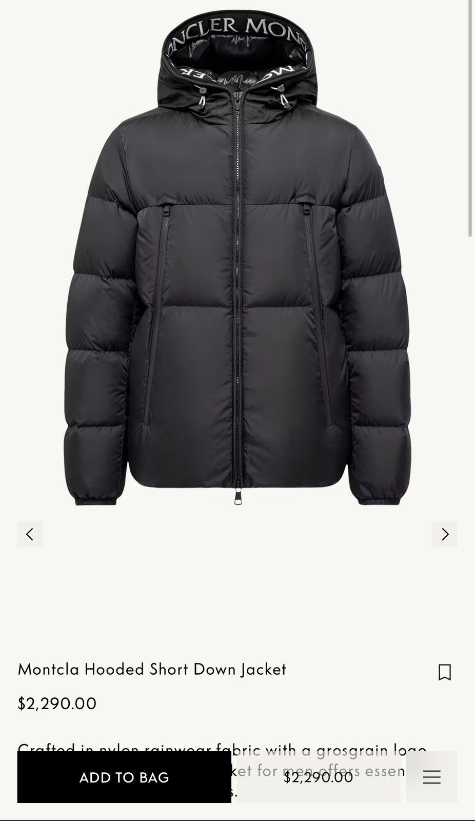 Moncler Montcla Edit Core Jacket Size US L / EU 52-54 / 3 - 3 Thumbnail