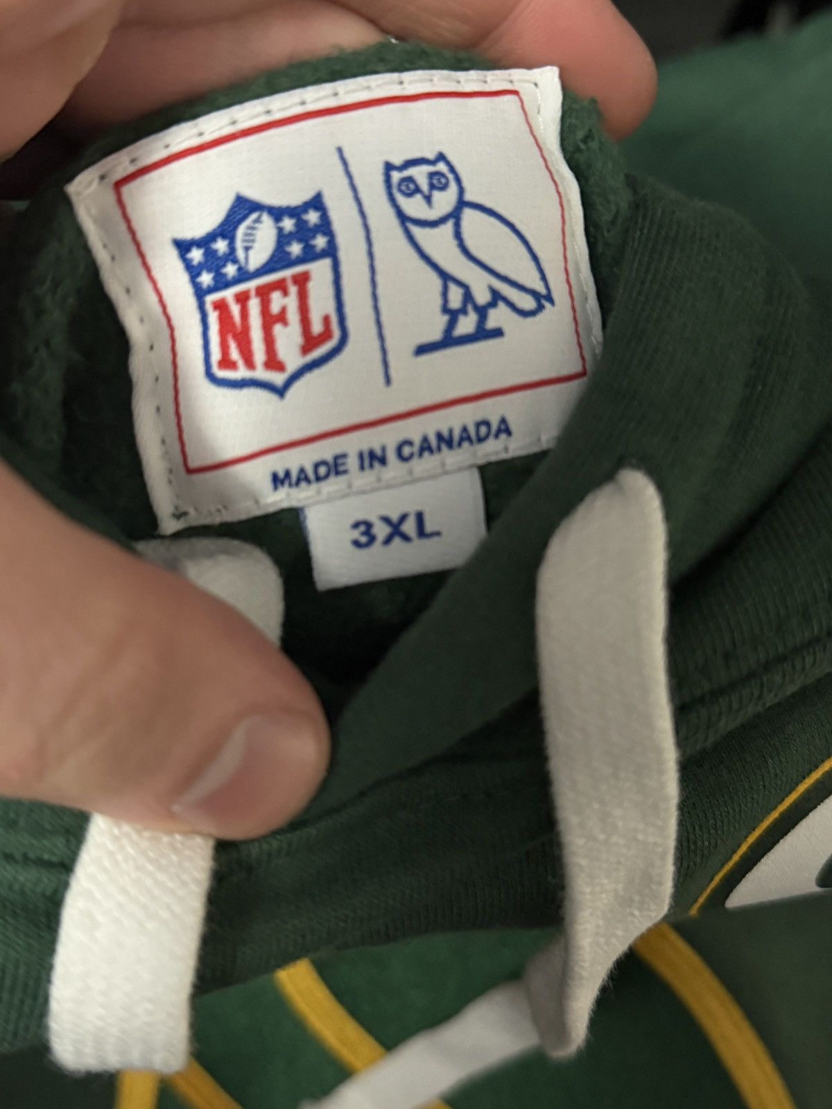 Drake OVO x NFL Green Bay Packers Icon Team OG Owl Hoodie XXXL Size US XXL / EU 58 / 5 - 12 Thumbnail