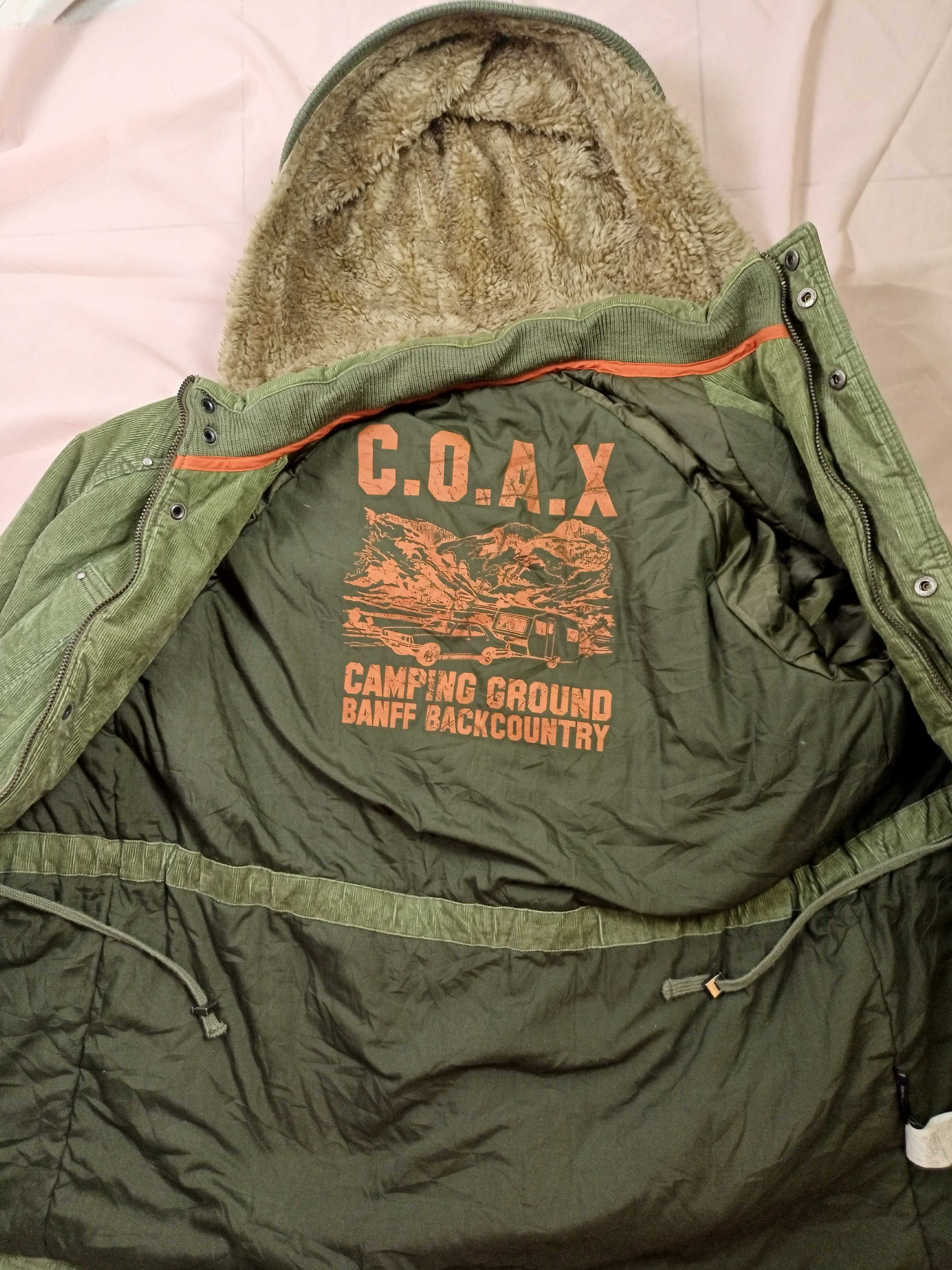 Other C.O.A.X Fur Corduroy Removable Hoodie Jacket Size US XL / EU 56 / 4 - 15 Thumbnail