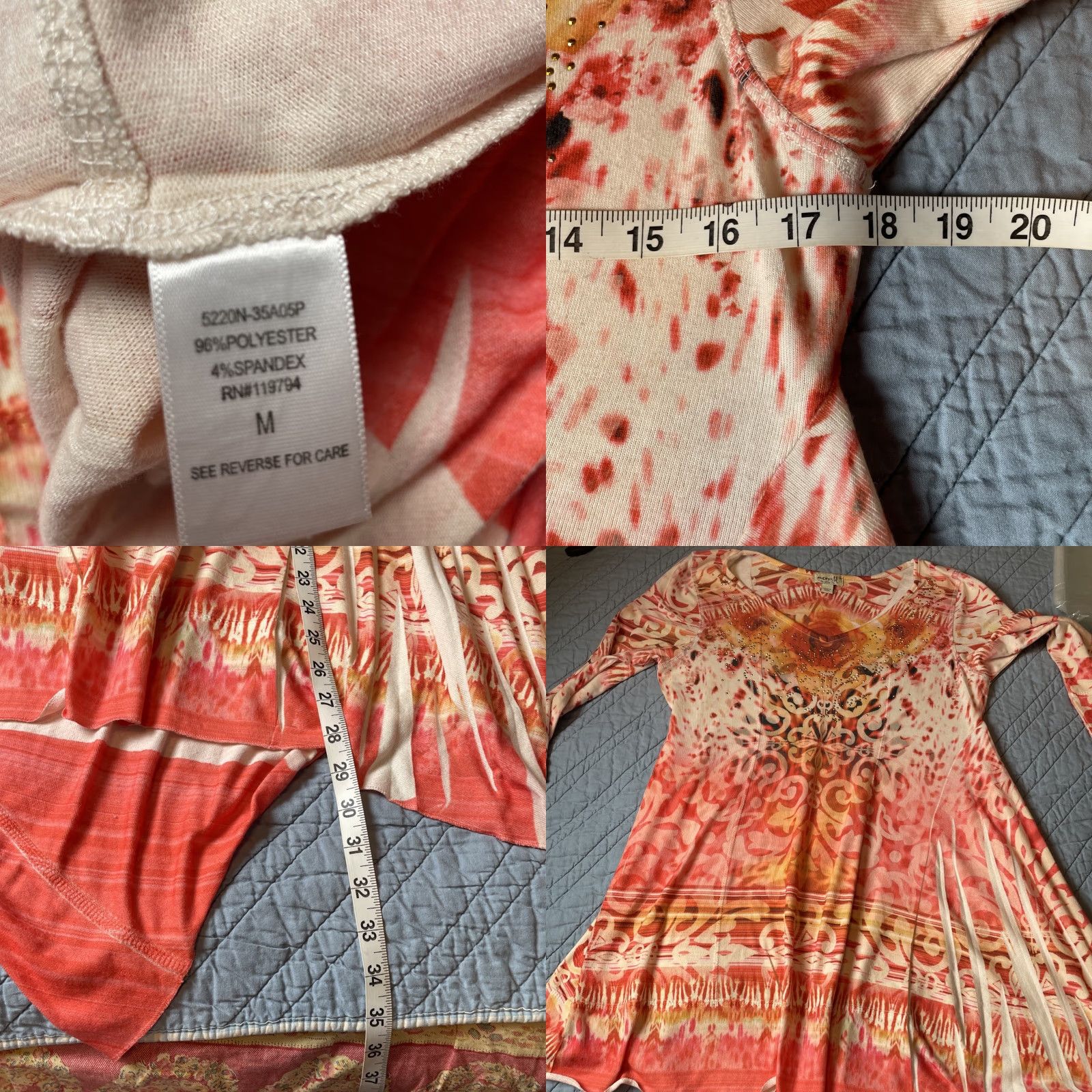 Vintage VINTAGE One World Blouse Shirt? Size M / US 6-8 / IT 42-44 - 8 Thumbnail