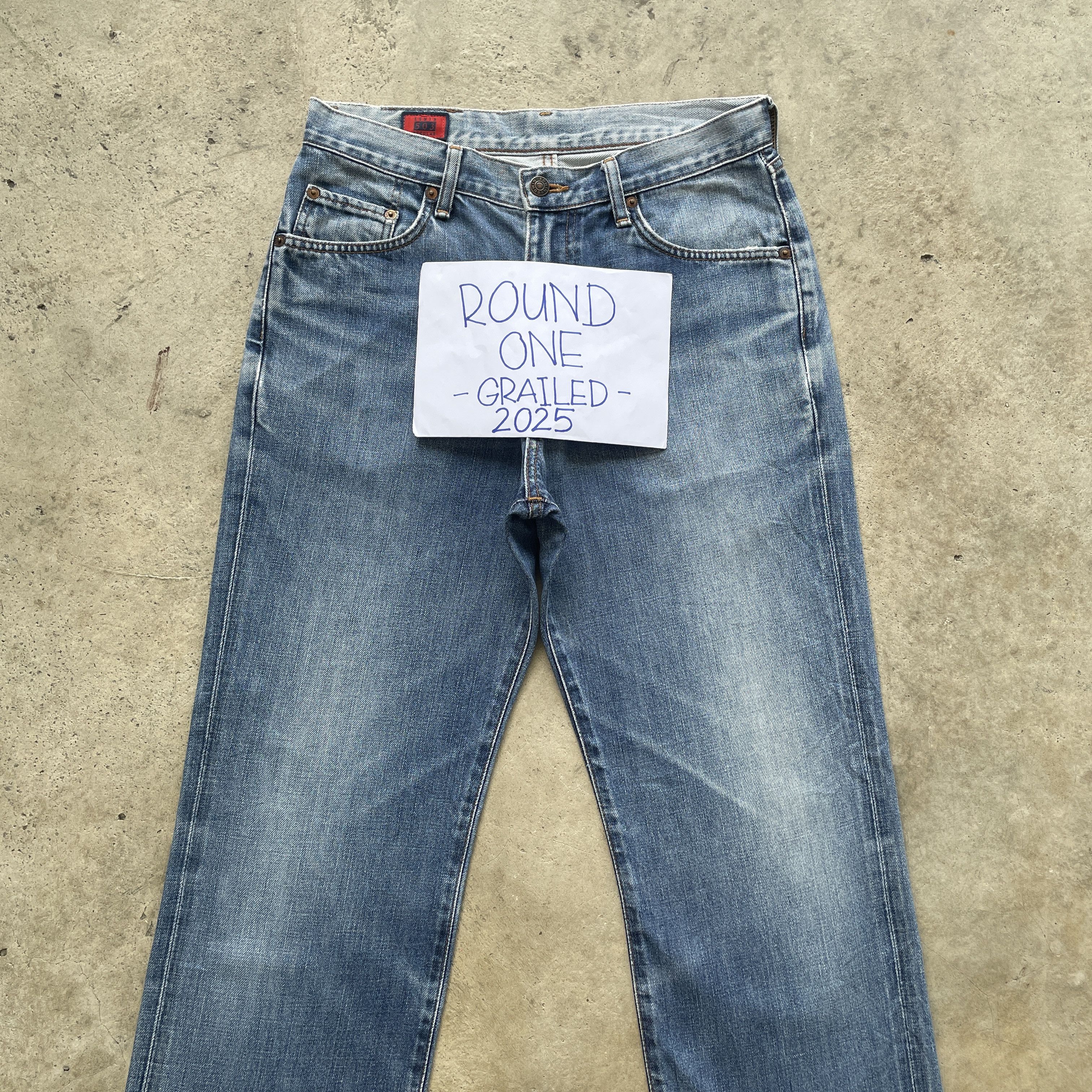 Edwin × Japanese Brand VINTAGE EDWIN 503 REGULAR DEMIM PANTS FADED JEANS W30x28.5 Size US 30 / EU 46 - 3 Thumbnail