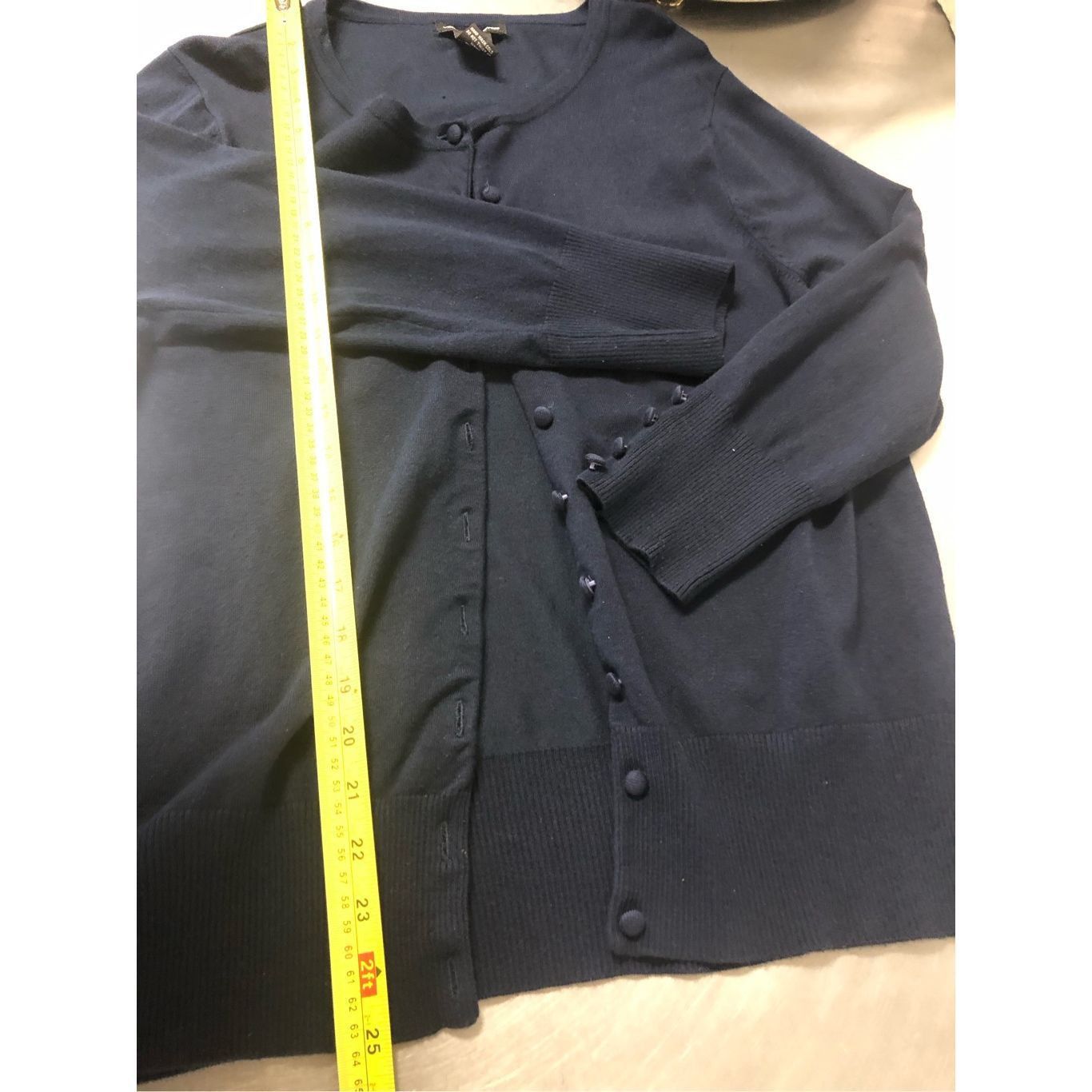 Other Audrey & Grace Women’s Navy Blue Button Up Cardigan Sweater Size XL / US 12-14 / IT 48-50 - 6 Thumbnail