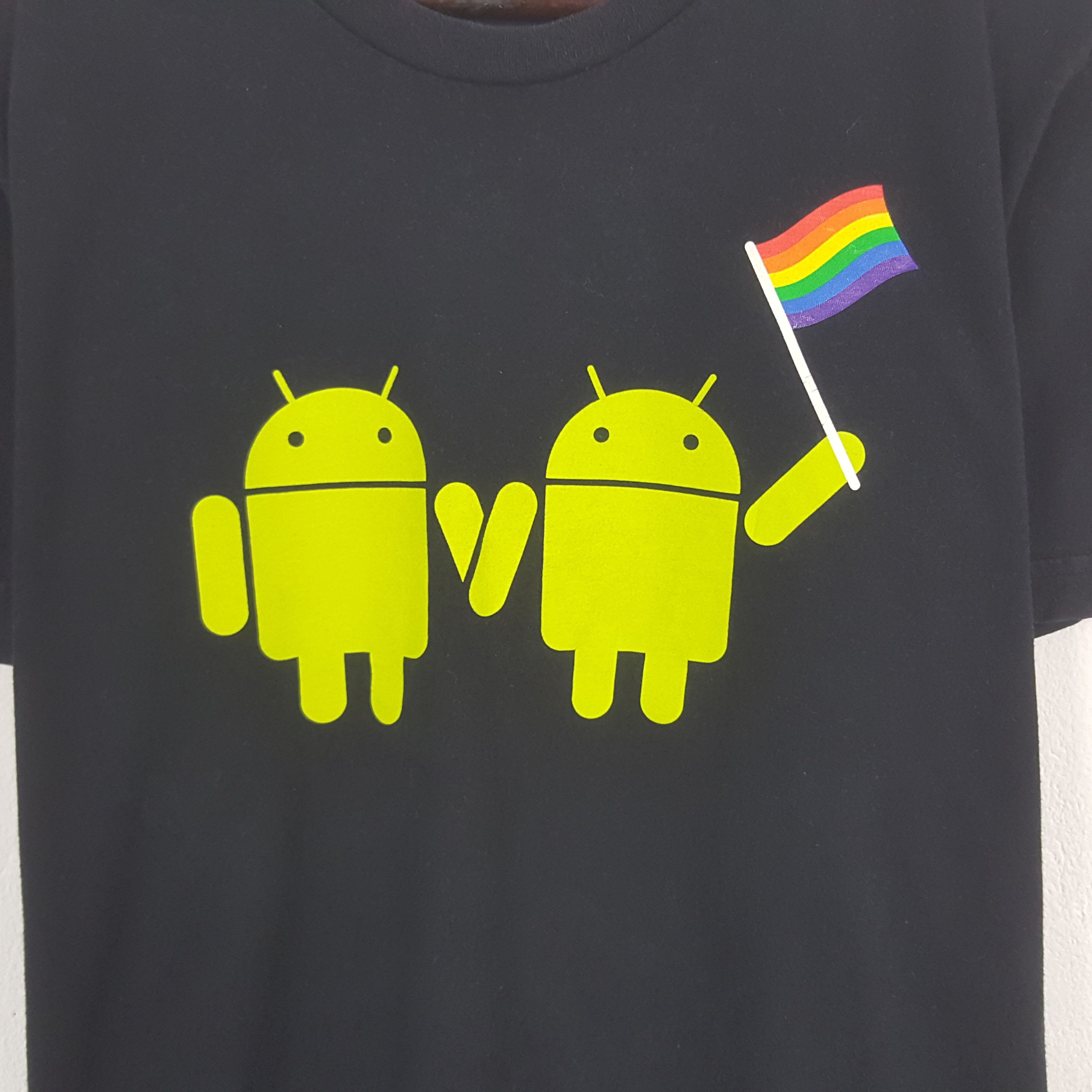 American Apparel × Vintage Vintage Google Android Pride Tshirt Size US L / EU 52-54 / 3 - 2 Thumbnail