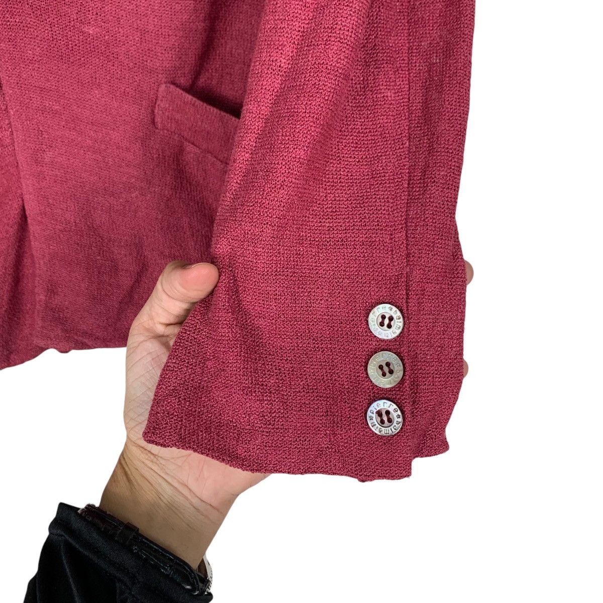Pierre Balmain PIERRE BALMAIN Boutique Red Blazer Jacket #1225-C55 Size S / US 4 / IT 40 - 13 Thumbnail