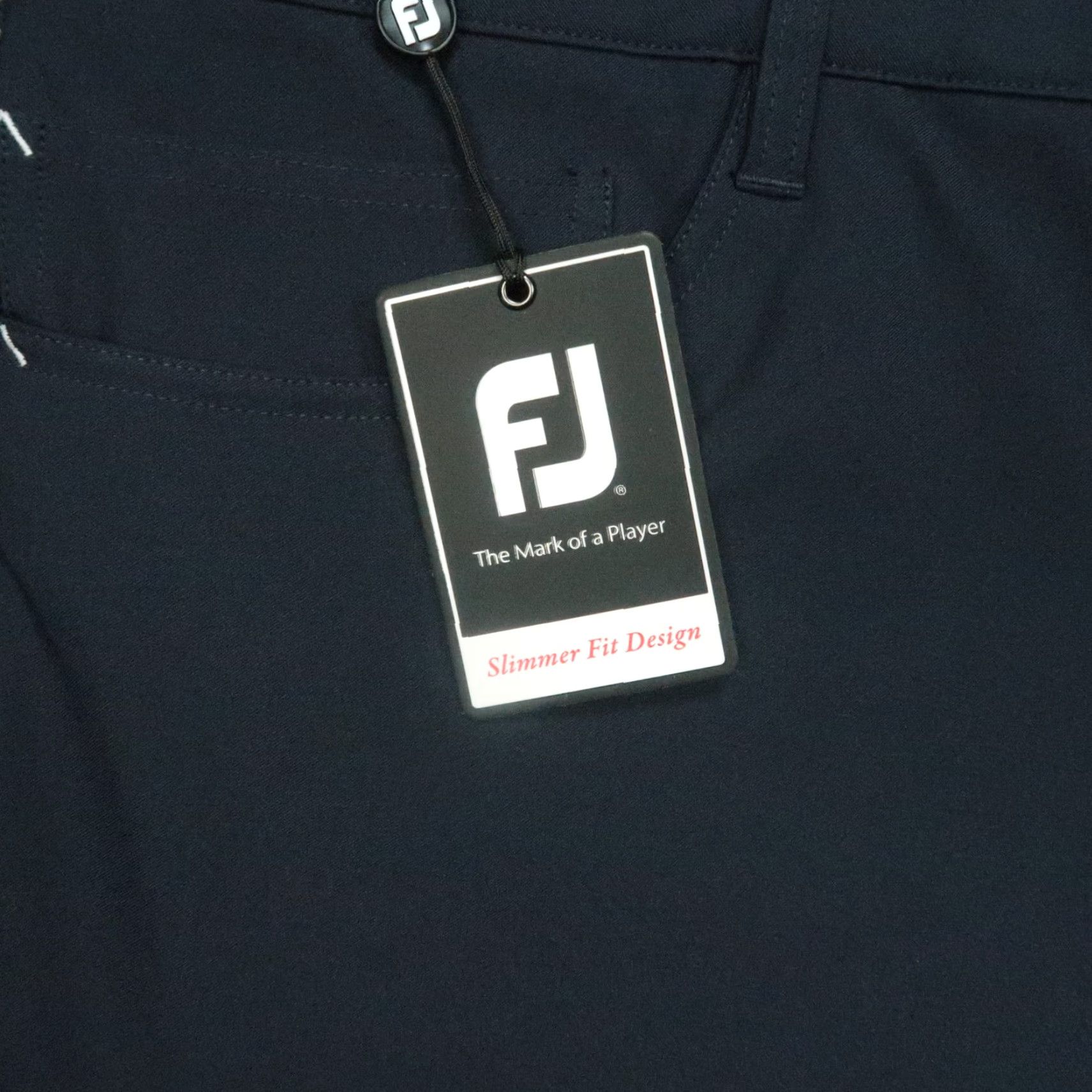 Footjoy FootJoy Pants Mens 42x30 Navy Blue Athletic Slim Fit Chino Size US 42 / EU 58 - 3 Thumbnail