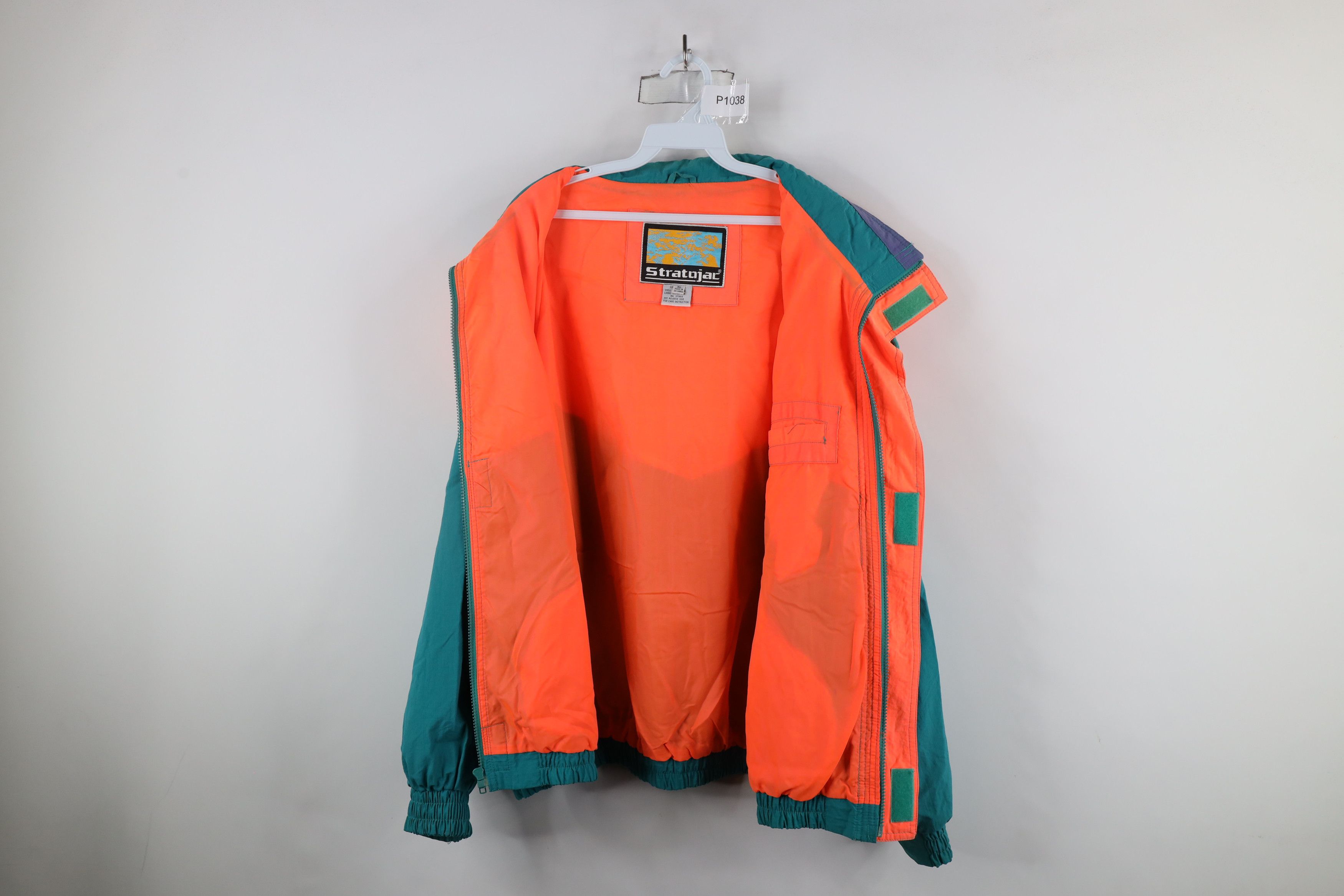 Vintage Vintage 90s Streetwear Full Zip Windbreaker Jacket Nylon Size US XL / EU 56 / 4 - 12 Thumbnail