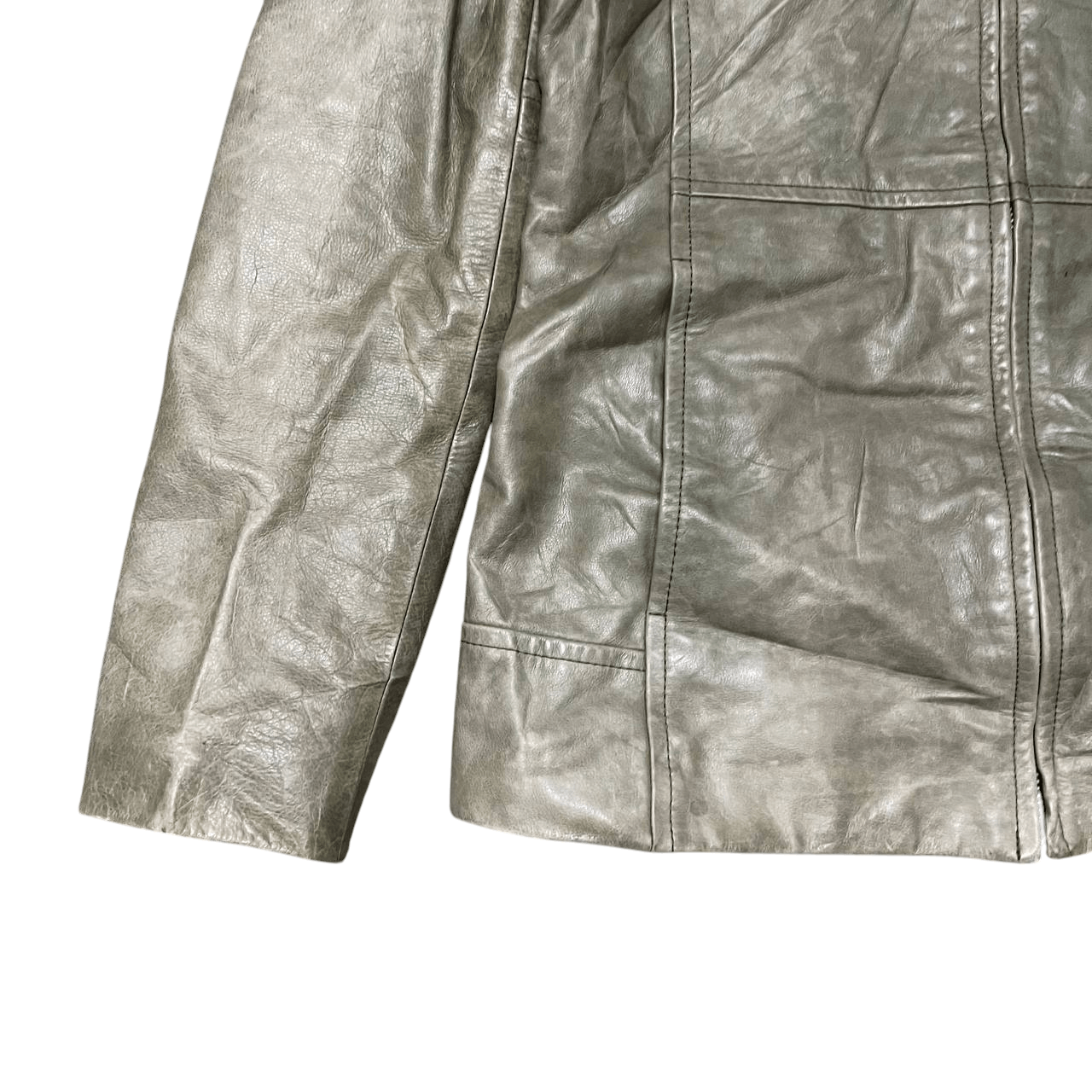 ABAHOUSE Sample Abahouse Devinette Zipper Leather Jacket Size US S / EU 44-46 / 1 - 3 Thumbnail