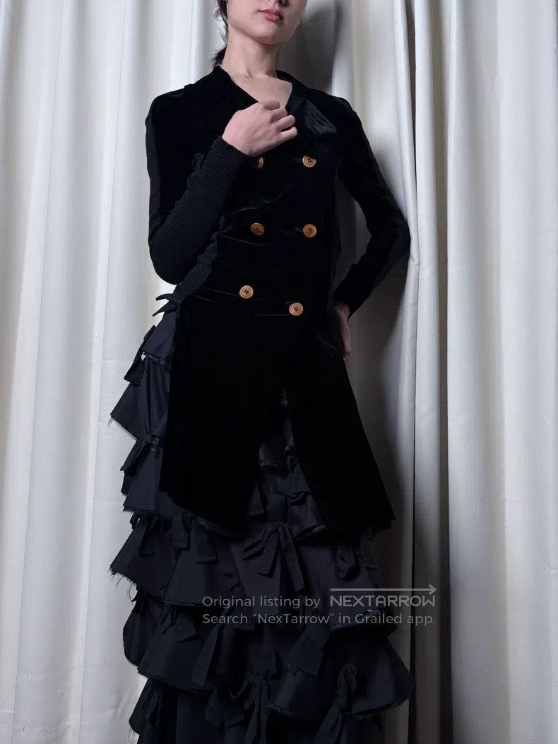 Comme des Garcons Comme Des Garcons Velvet Tailcoat Jacket Size S / US 4 / IT 40 - 3 Thumbnail