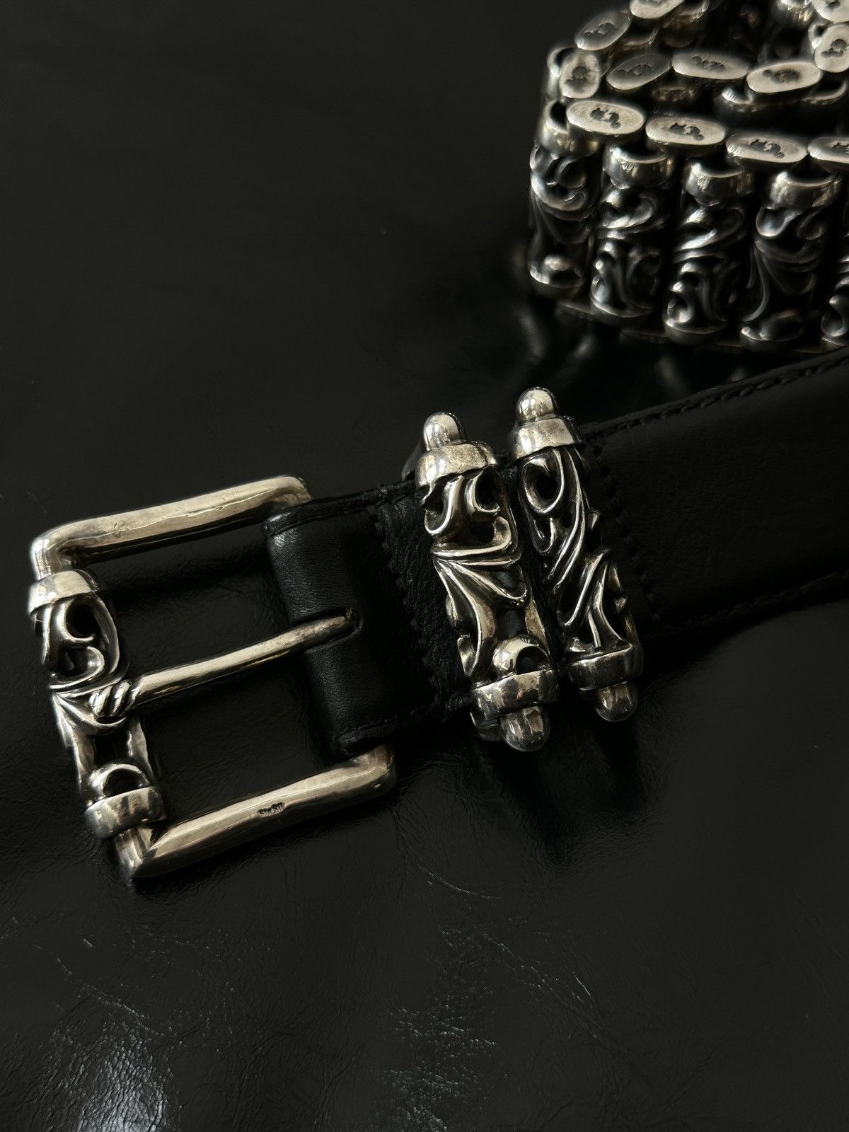 Chrome Hearts Chrome Hearts Roller Belt Size 36 - 3 Thumbnail