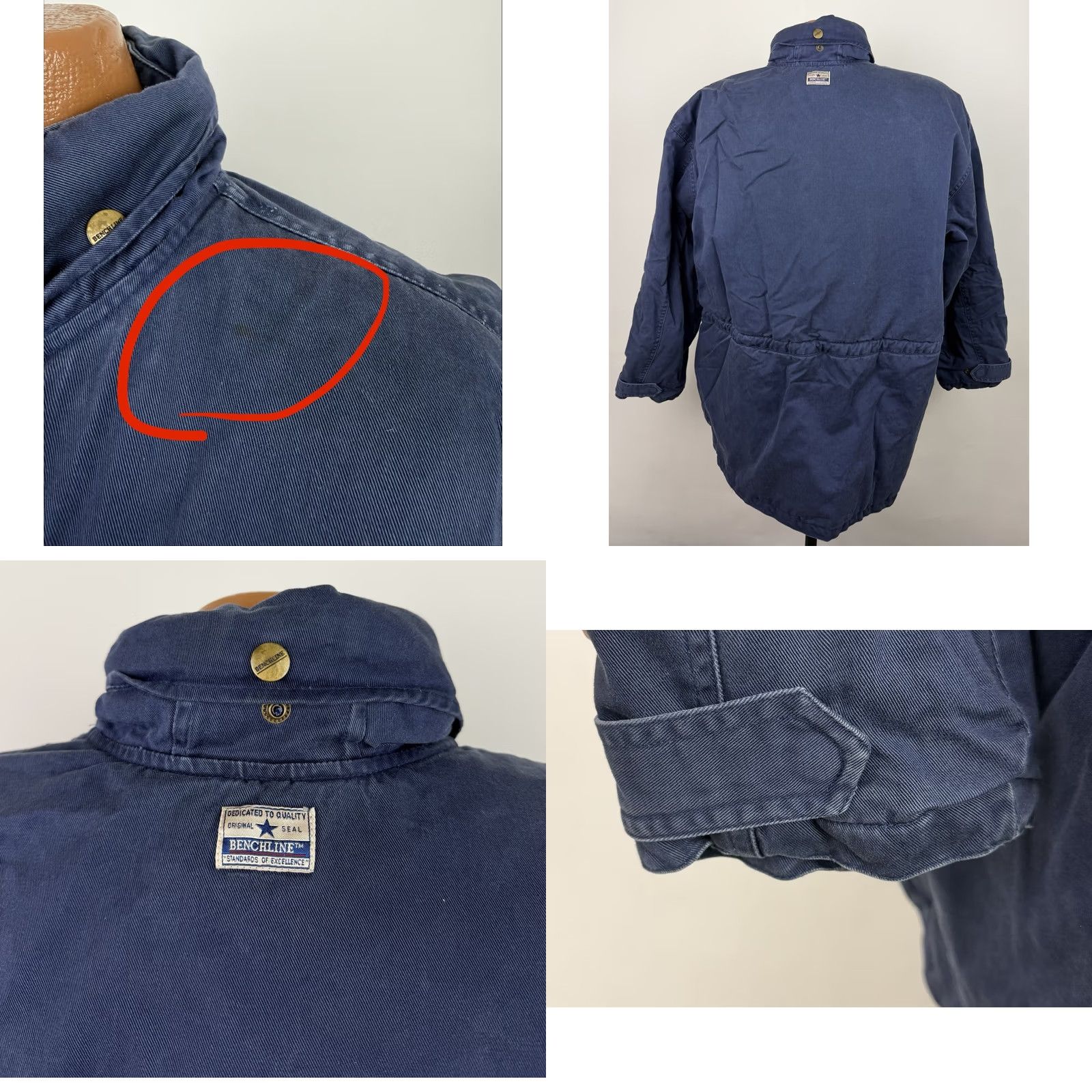 Vintage VINTAGE Benchline Parka Jacket Mens M Navy Plaid Lined Full Zip Hooded Insulated Pockets 90s Retro 80s Casual Size US M / EU 48-50 / 2 - 8 Thumbnail