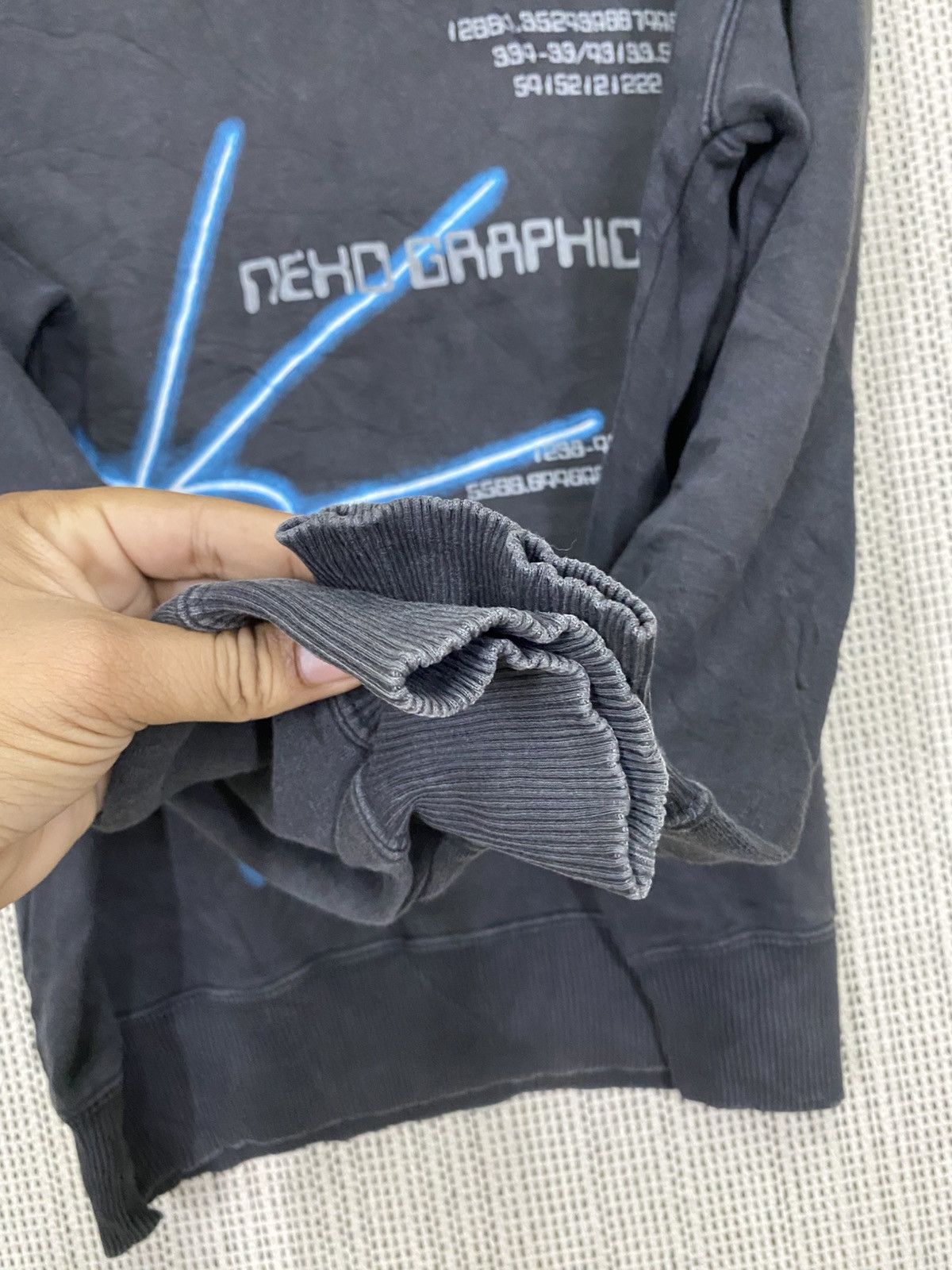 Grailed × Japanese Brand Nexo graphics sweatshirt crewneck jumper pullover size m Size US M / EU 48-50 / 2 - 6 Thumbnail