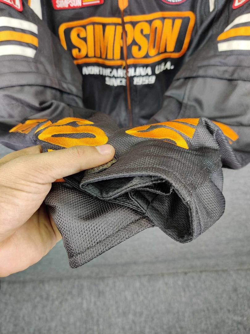 Vintage Vintage Simpson Racing Motorcycle Biker Jacket Size US L / EU 52-54 / 3 - 14 Thumbnail