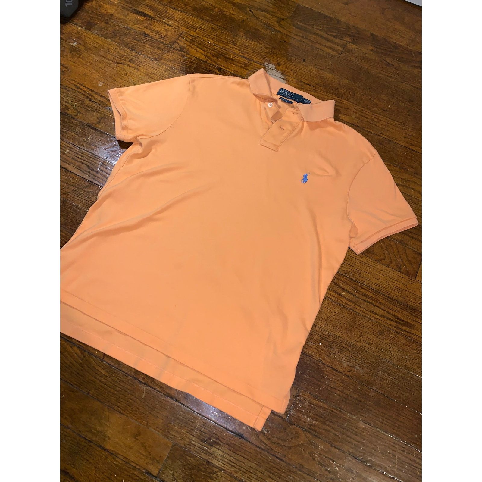 Polo Ralph Lauren Polo Ralph Lauren Polo Shirt M Orange Blue Pony Short Sleeve Size US M / EU 48-50 / 2 - 2 Thumbnail