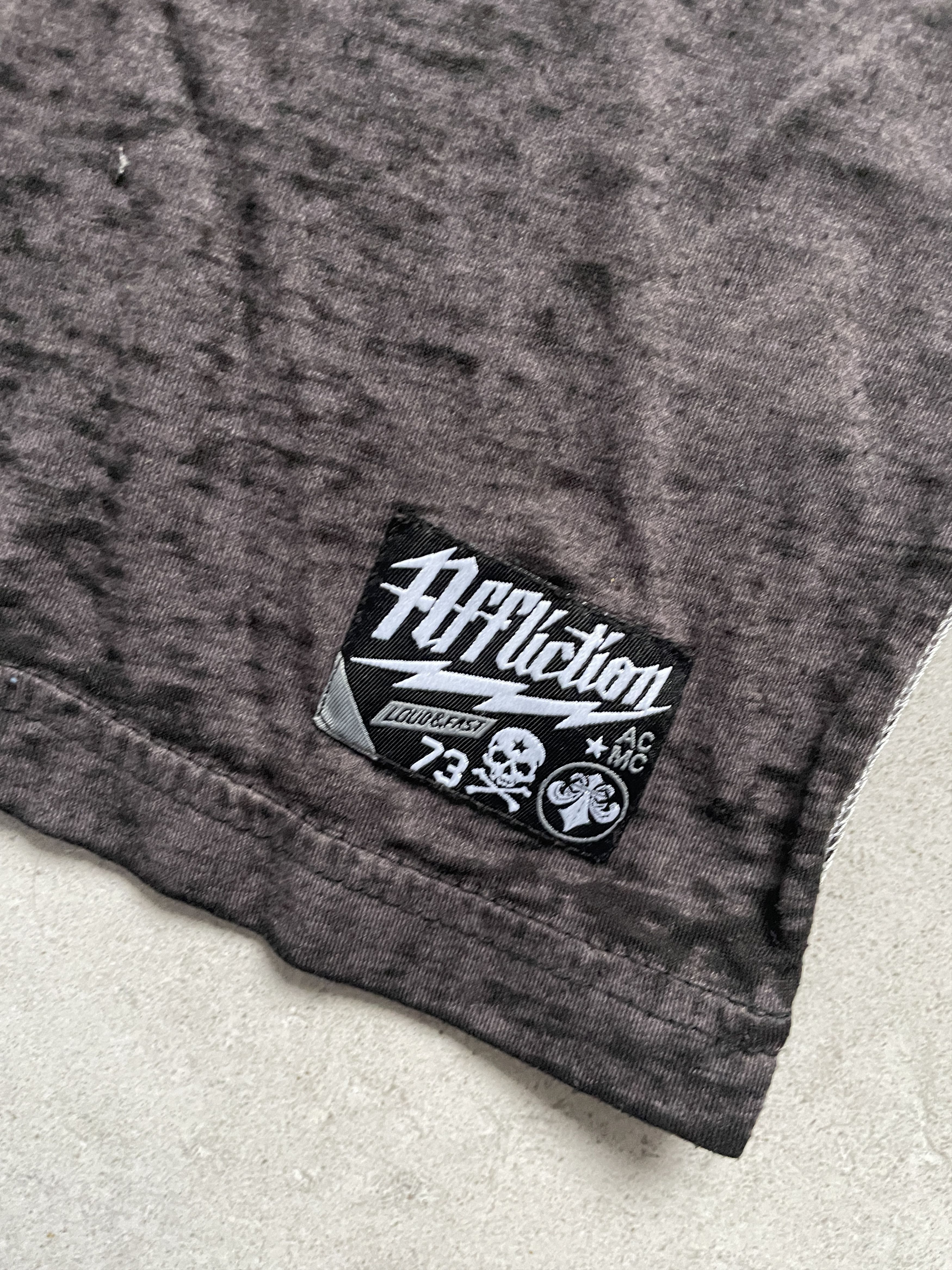 Affliction Y2K OG AFFLICTION TATTOO BIKER EDGY PUNK ROCK SKULL SEMATARY Size US XL / EU 56 / 4 - 4 Thumbnail