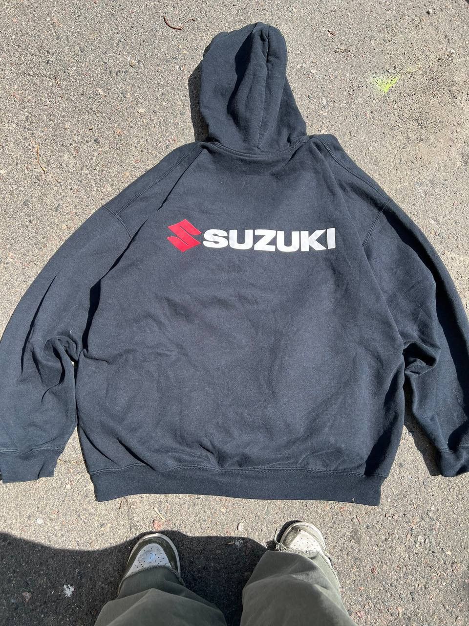 Vintage Vintage Y2K Oversize Suzuki GSX Motorcycle hoodie Size US XL / EU 56 / 4 - 2 Thumbnail