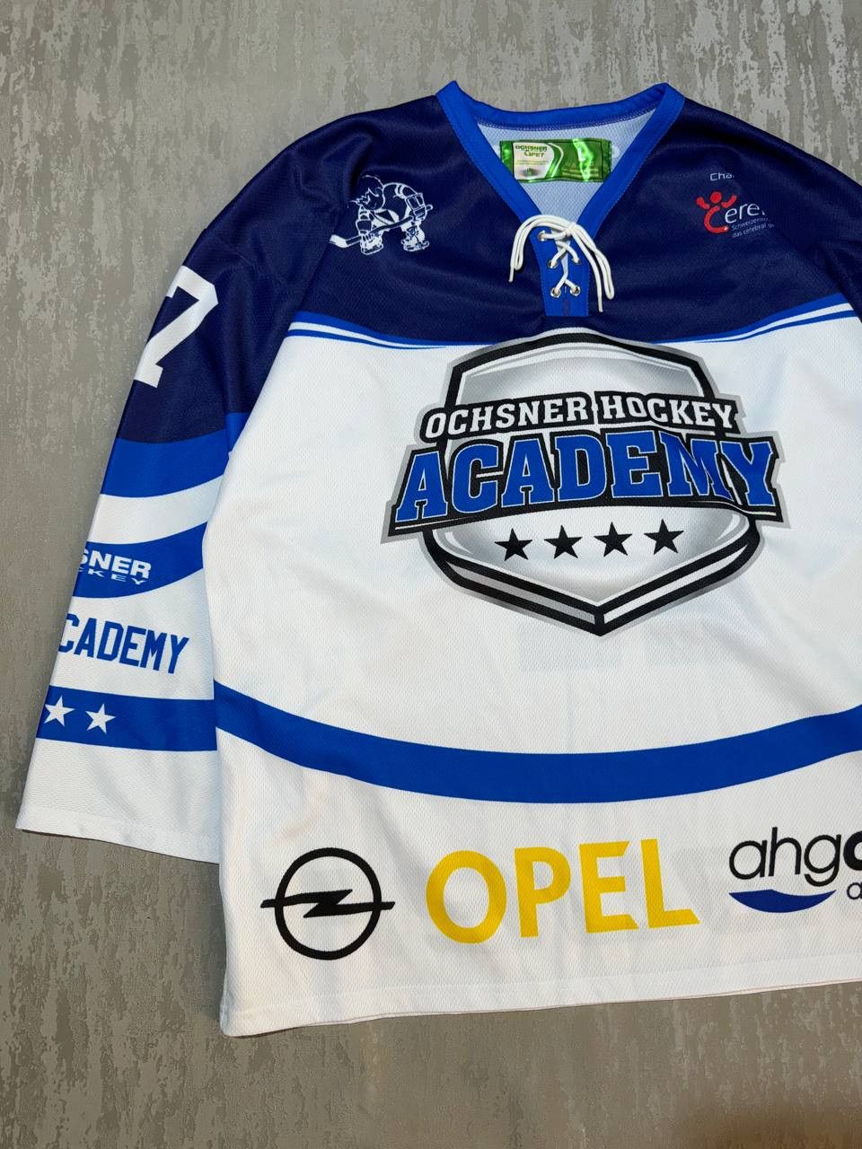 NHL Ochsner Ice Hockey Academy #17 SALAMIN Swiss Jersey Size L Size US L / EU 52-54 / 3 - 2 Thumbnail