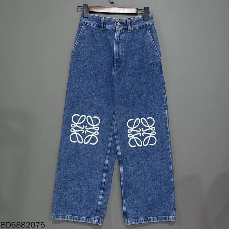 Loewe loewe Embroidered baggy jeans 2505-Nextarrow Size US 36 / EU 52 - 4 Thumbnail