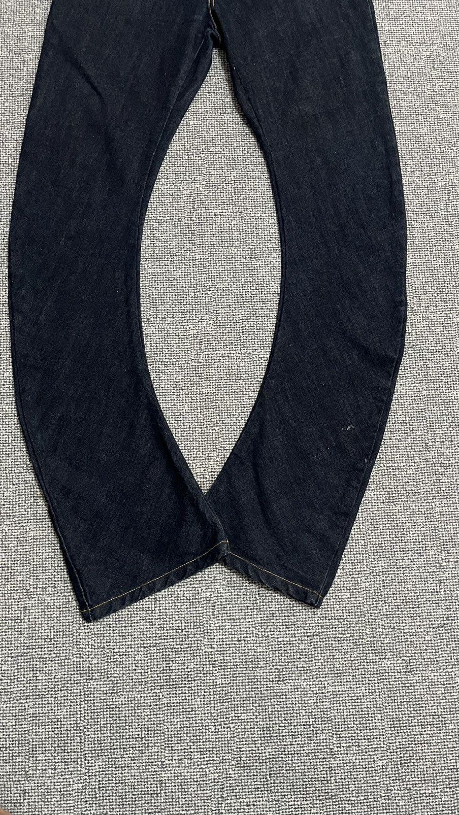 If Six Was Nine Vintage Diabrock Banana Flare jeans size 34 x 31 inches Size US 34 / EU 50 - 5 Thumbnail