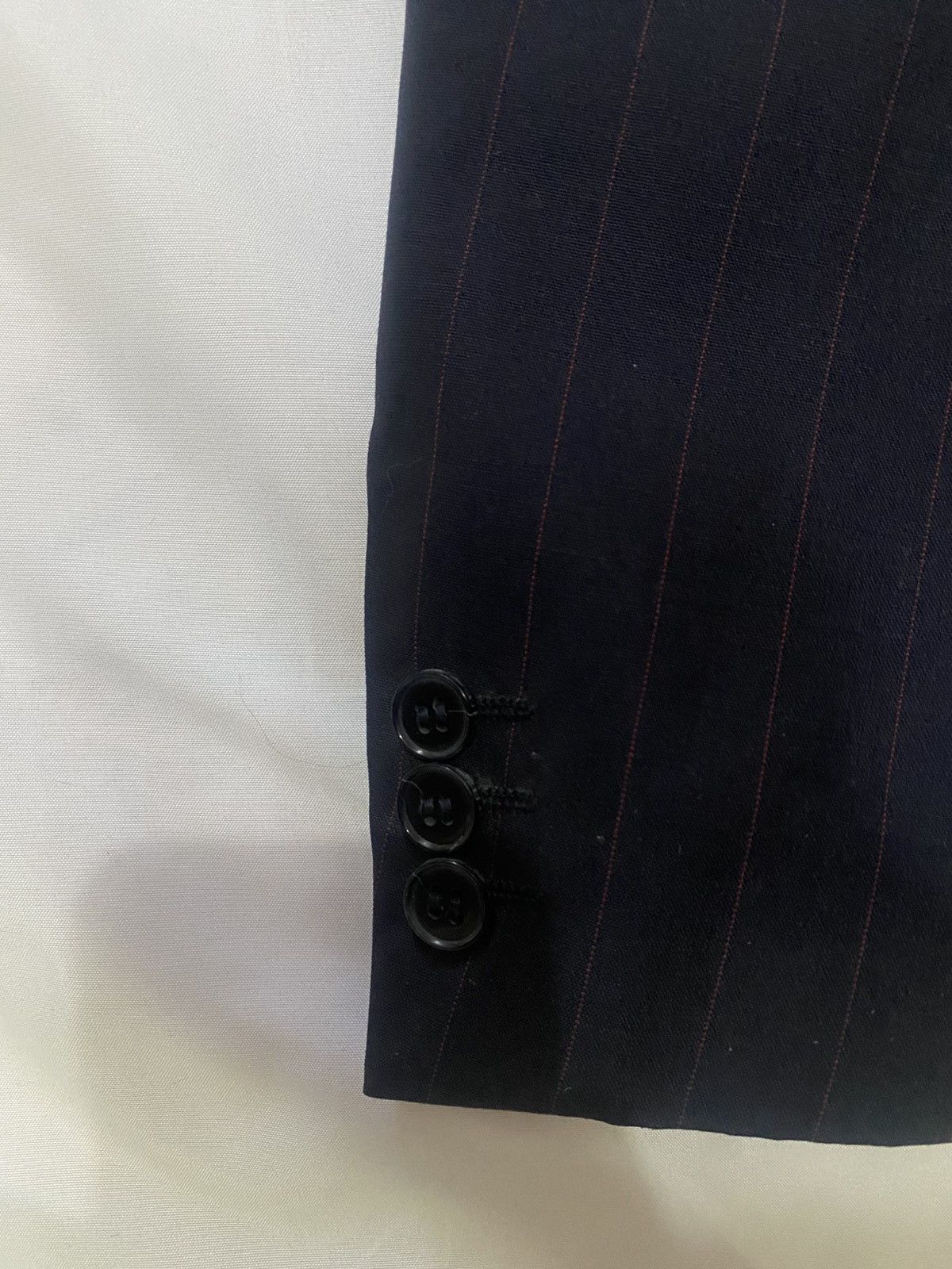 Ermenegildo Zegna Ermenegildo Zegna Soft 100% Wool Pinstripe Blazer Jacket M/L Size 52R - 4 Thumbnail