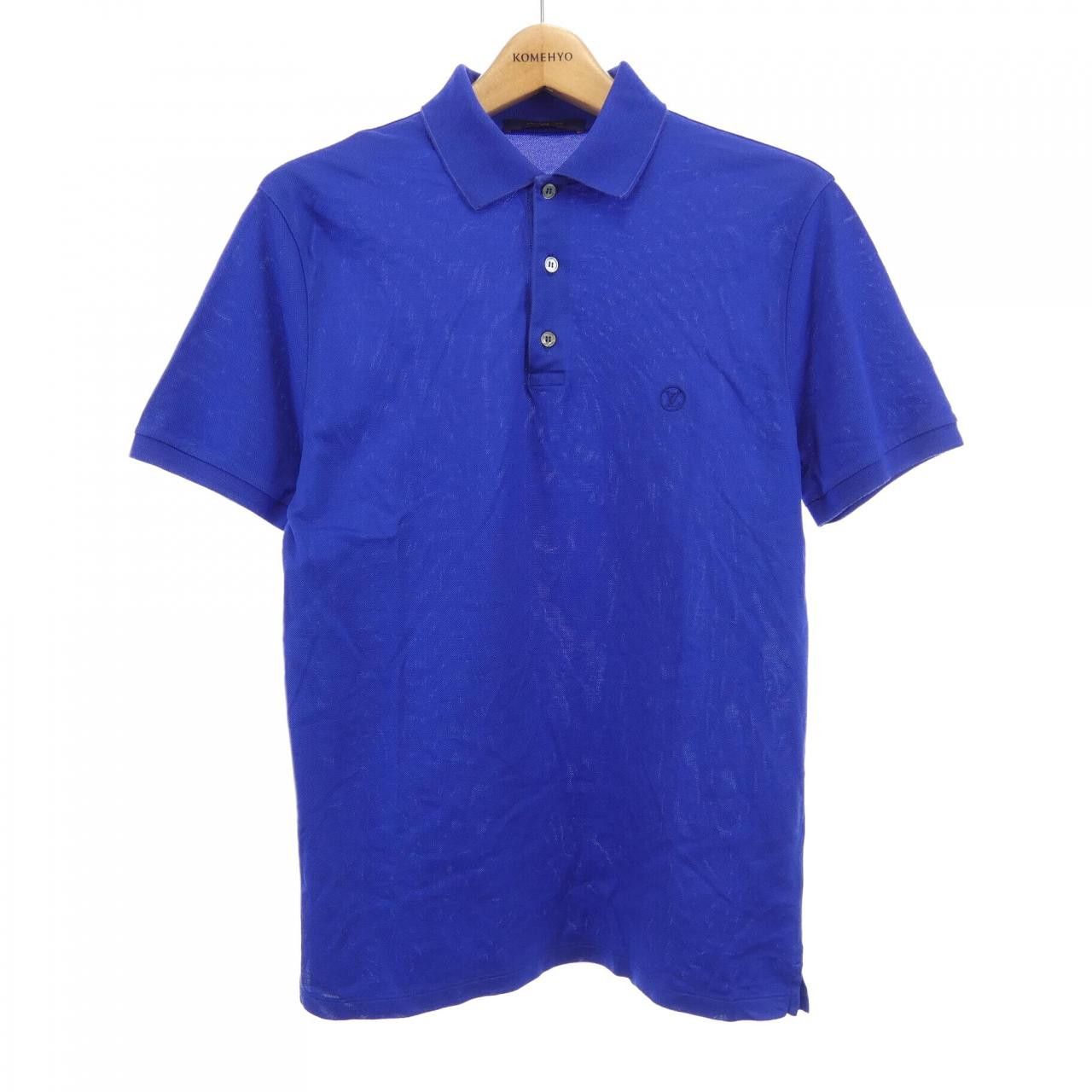 Louis Vuitton Louis Vuitton Louis Vuitton Classic Short Sleeve Pique Polo Polo Shirt Cotton Tops HAJR32JEA DUTY FREE for USA Size ONE SIZE - 1 Thumbnail