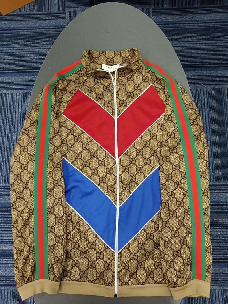 Gucci Gucci Full-printed logo school uniform jacket 2504-Nextarro Size US L / EU 52-54 / 3 - 1 Thumbnail