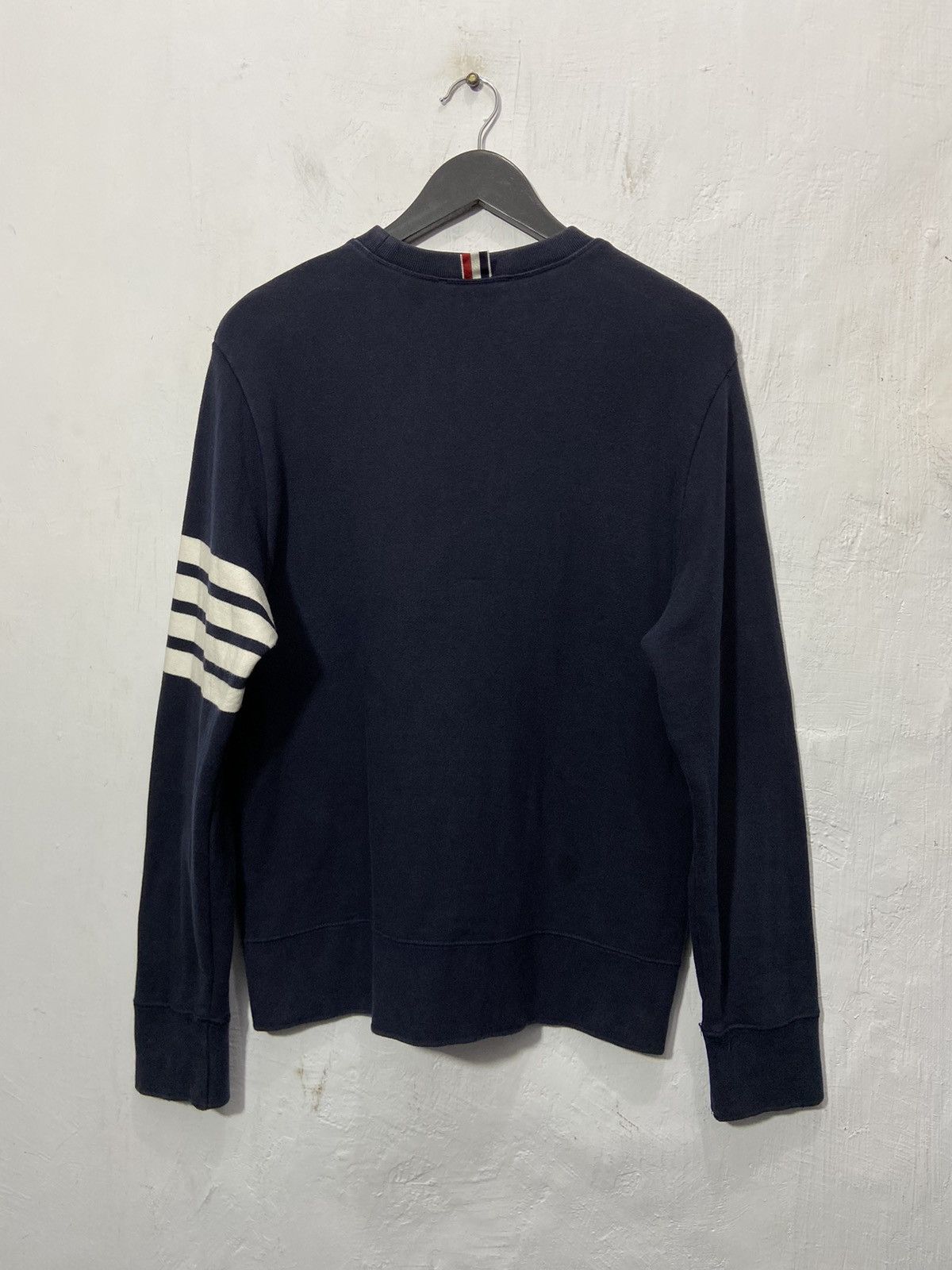Thom Browne Thom Browne - 4 Bar Loopback Sweatshirt Size US L / EU 52-54 / 3 - 14 Thumbnail