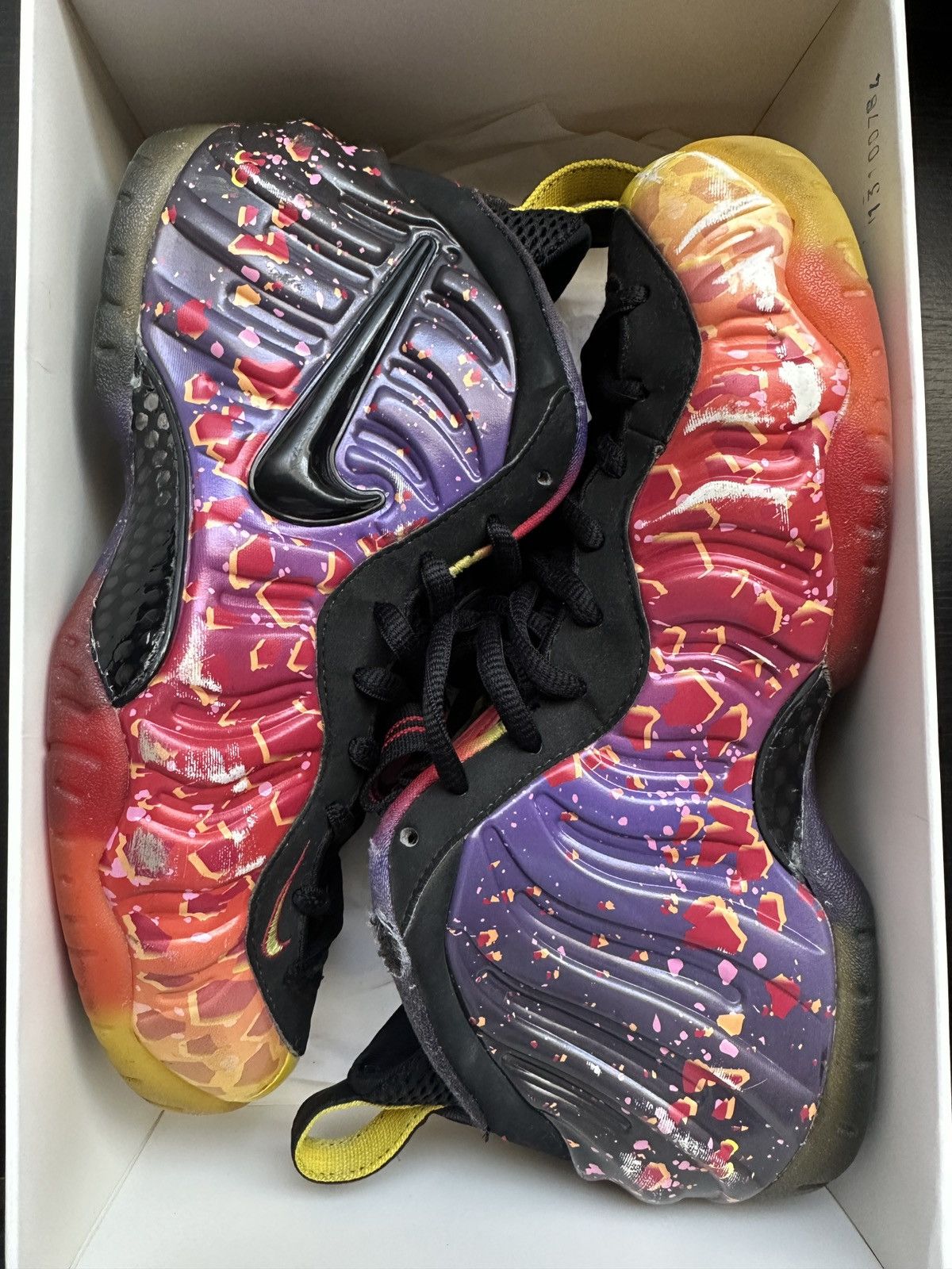 image of Nike Air Foamposite Pro Prm Asteroids Shoes in Black, Men's (Size 8)