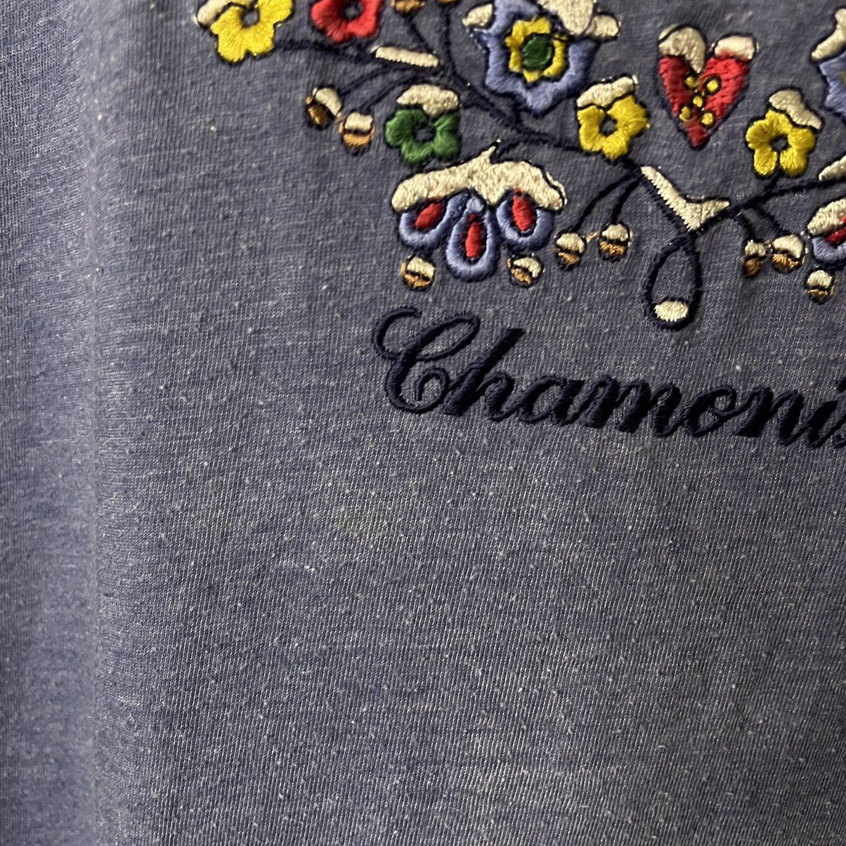 Montblanc × Vintage Vintage 1990s Mont Blanc Chamonix Resort Promo T Shirt Size US M / EU 48-50 / 2 - 3 Thumbnail