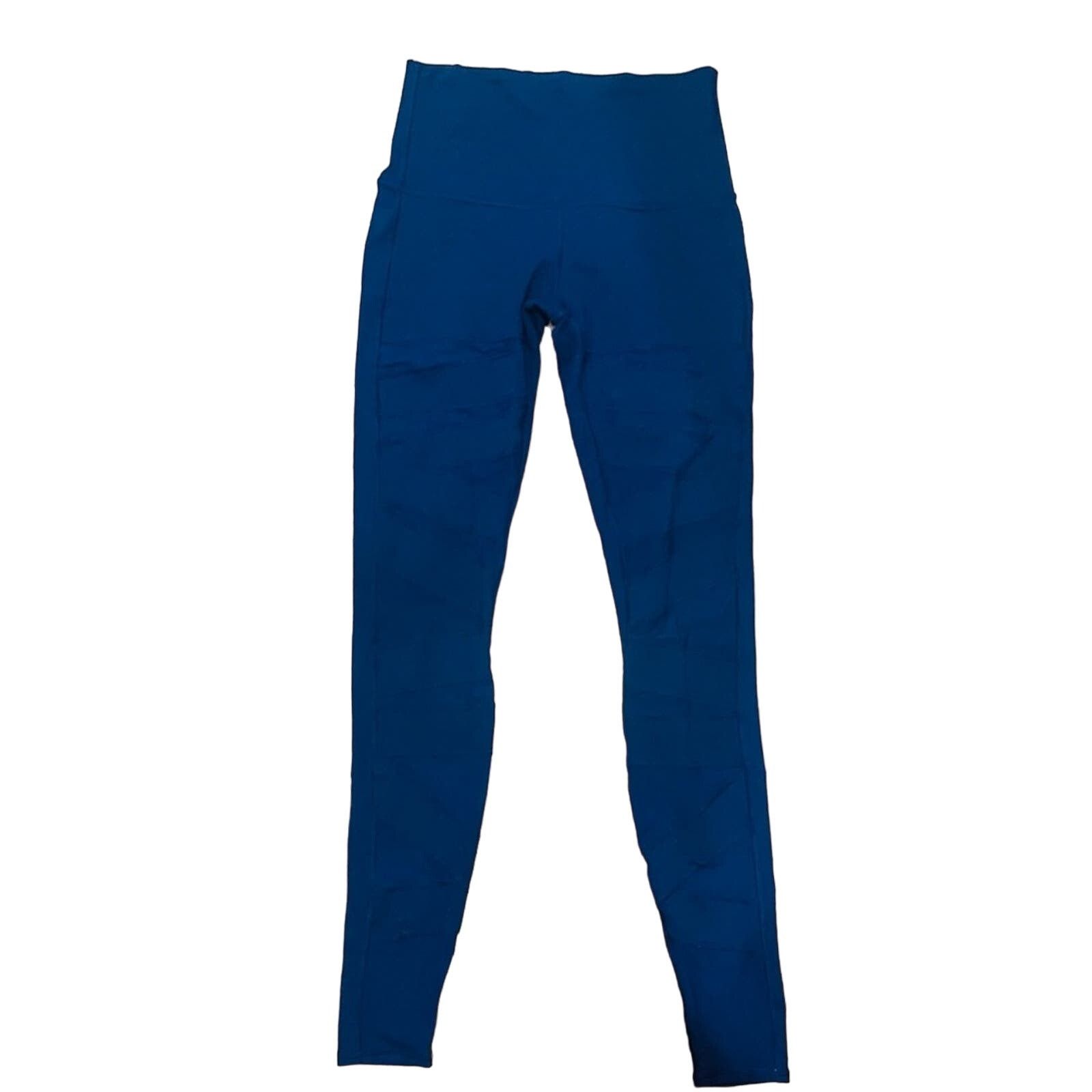 Lululemon LULULEMON Blue Wunder Under Pant Hi-Rise Tech Mesh Leggings Size 28" / US 6 / IT 42 - 3 Thumbnail