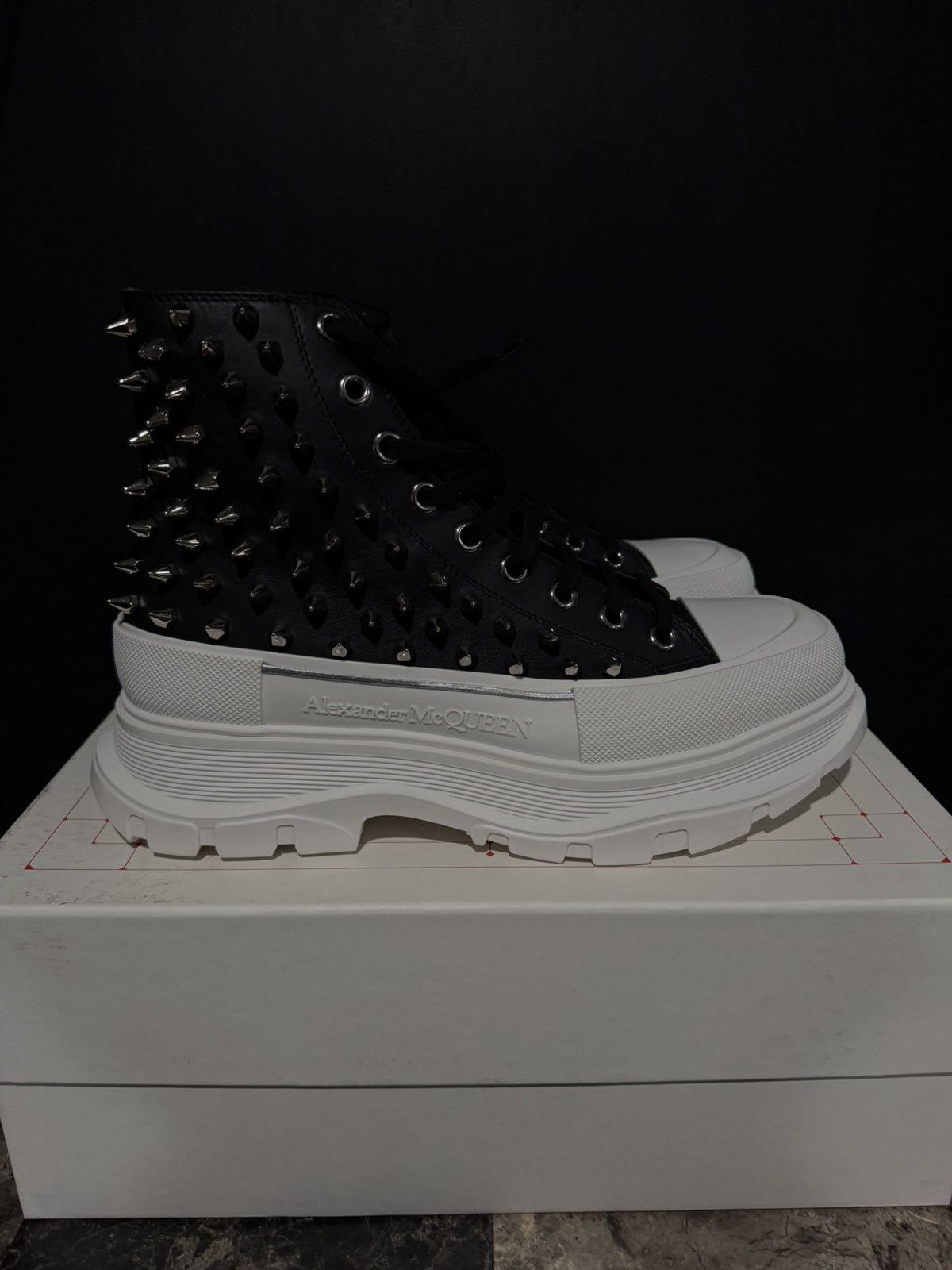 Alexander McQueen Alexander McQueen Leather Shoes Spikes Size US 11 / EU 44 - 1 Thumbnail