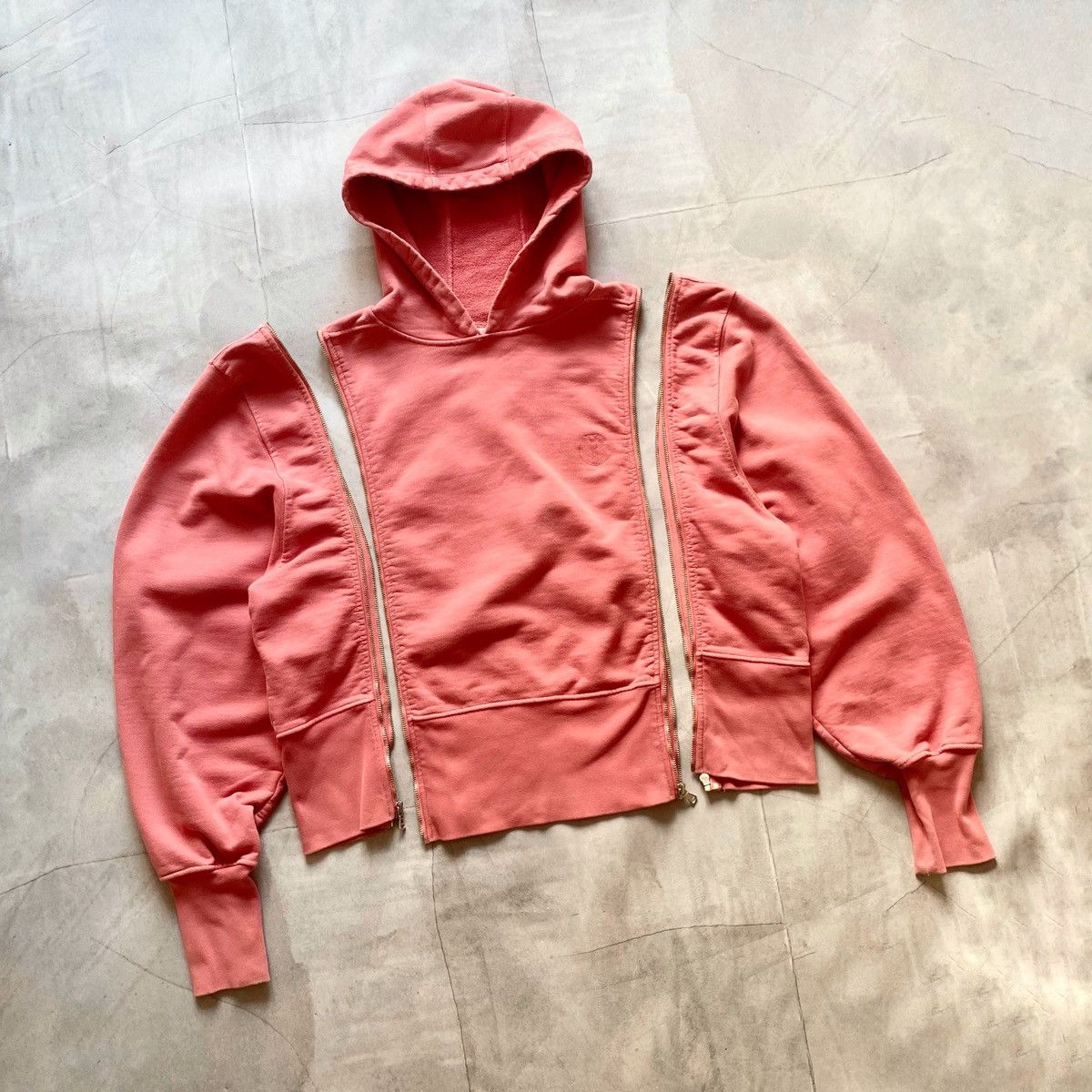 Hysteric Glamour TRE by Natalie Ratabesi Boxy Hoodie Zip-Off Sleeves RRP 699£ Size M / US 6-8 / IT 42-44 - 9 Thumbnail