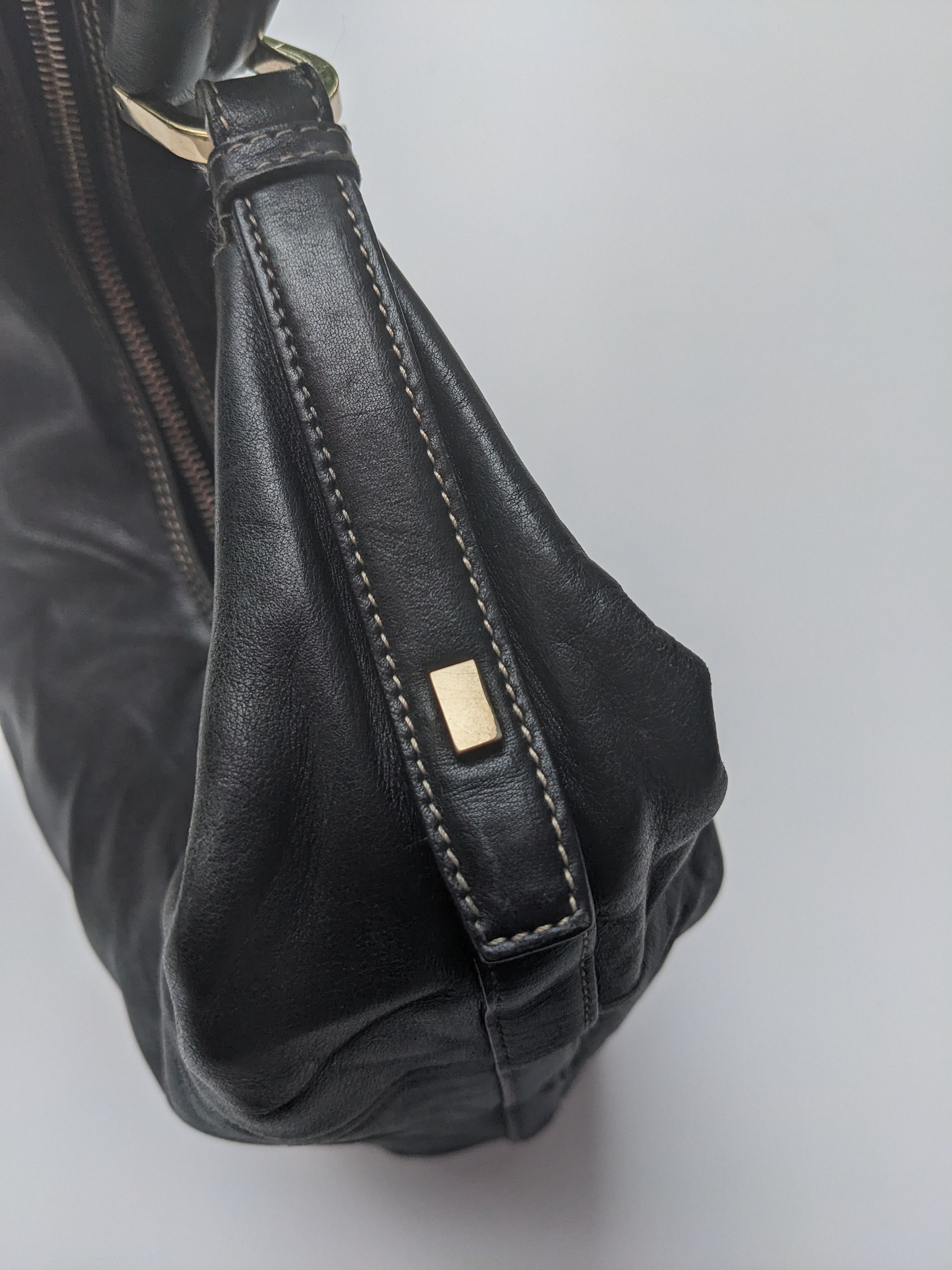 Gucci Vintage Gucci Hobo black leather Size ONE SIZE - 12 Thumbnail