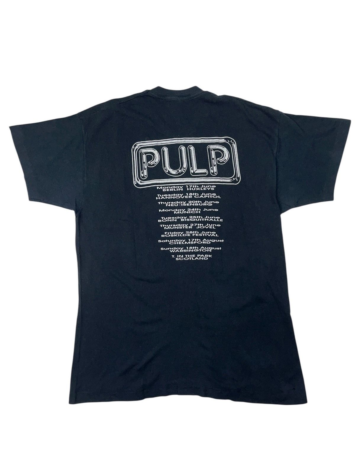 Band Tees Vintage 1996 Pulp Different Class Tour T-shirt Suede Oasis Size US XL / EU 56 / 4 - 2 Thumbnail