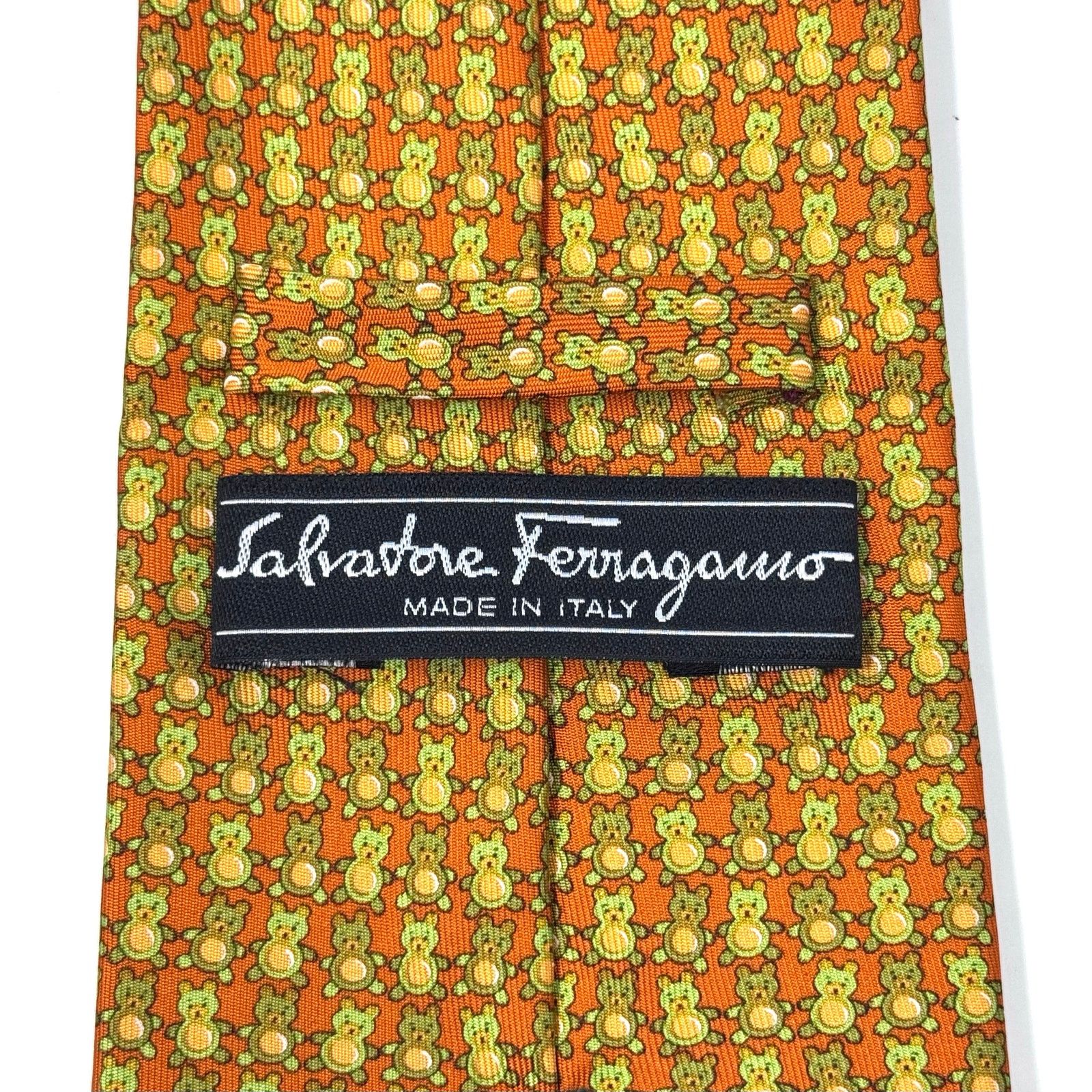 Salvatore Ferragamo Salvatore Ferragamo ‘Teddy’ Tie Size ONE SIZE - 6 Thumbnail