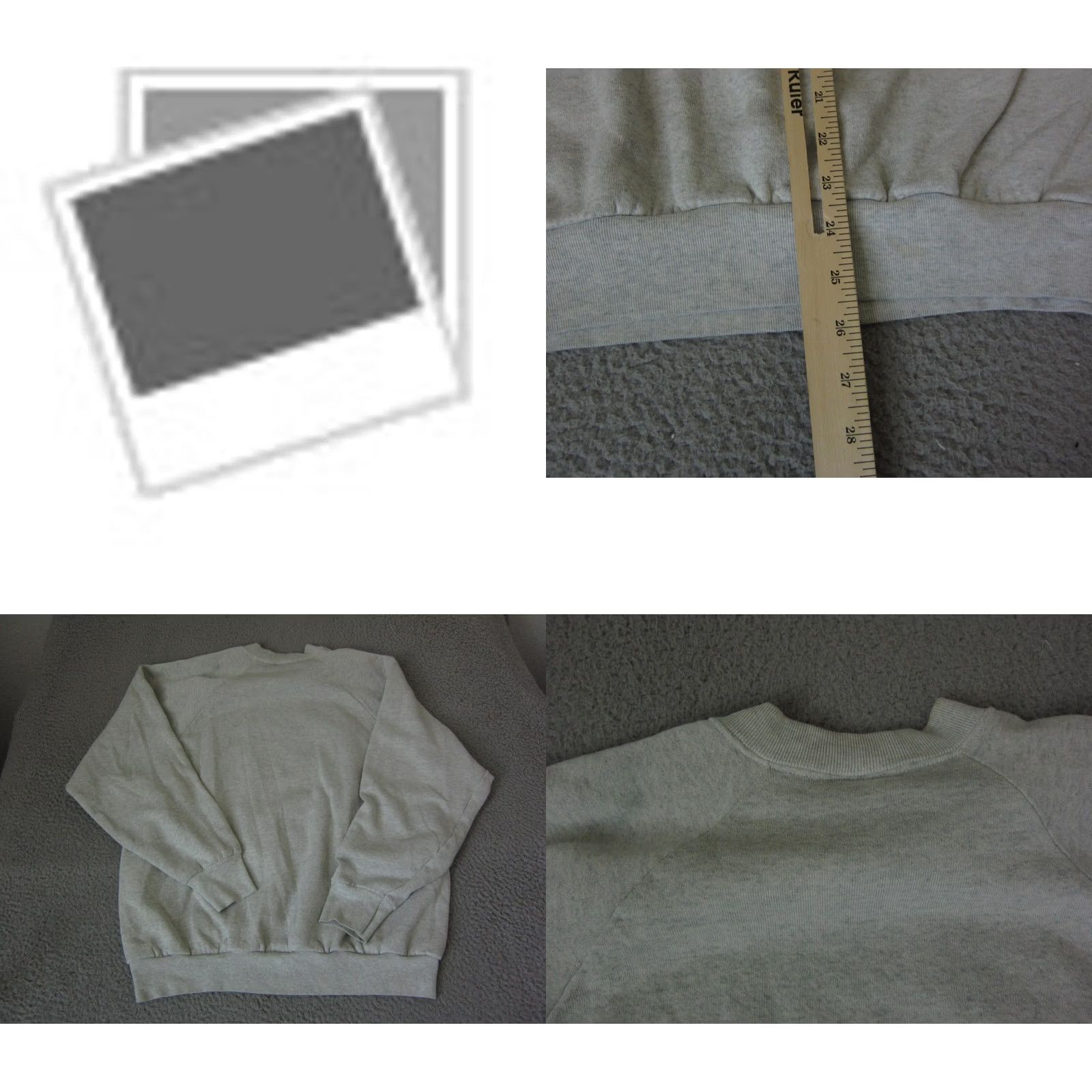 Vintage Vintage Hanes Sweater XL Gray Mountains Sweatshirt Mens 90s Style Size US XL / EU 56 / 4 - 8 Thumbnail